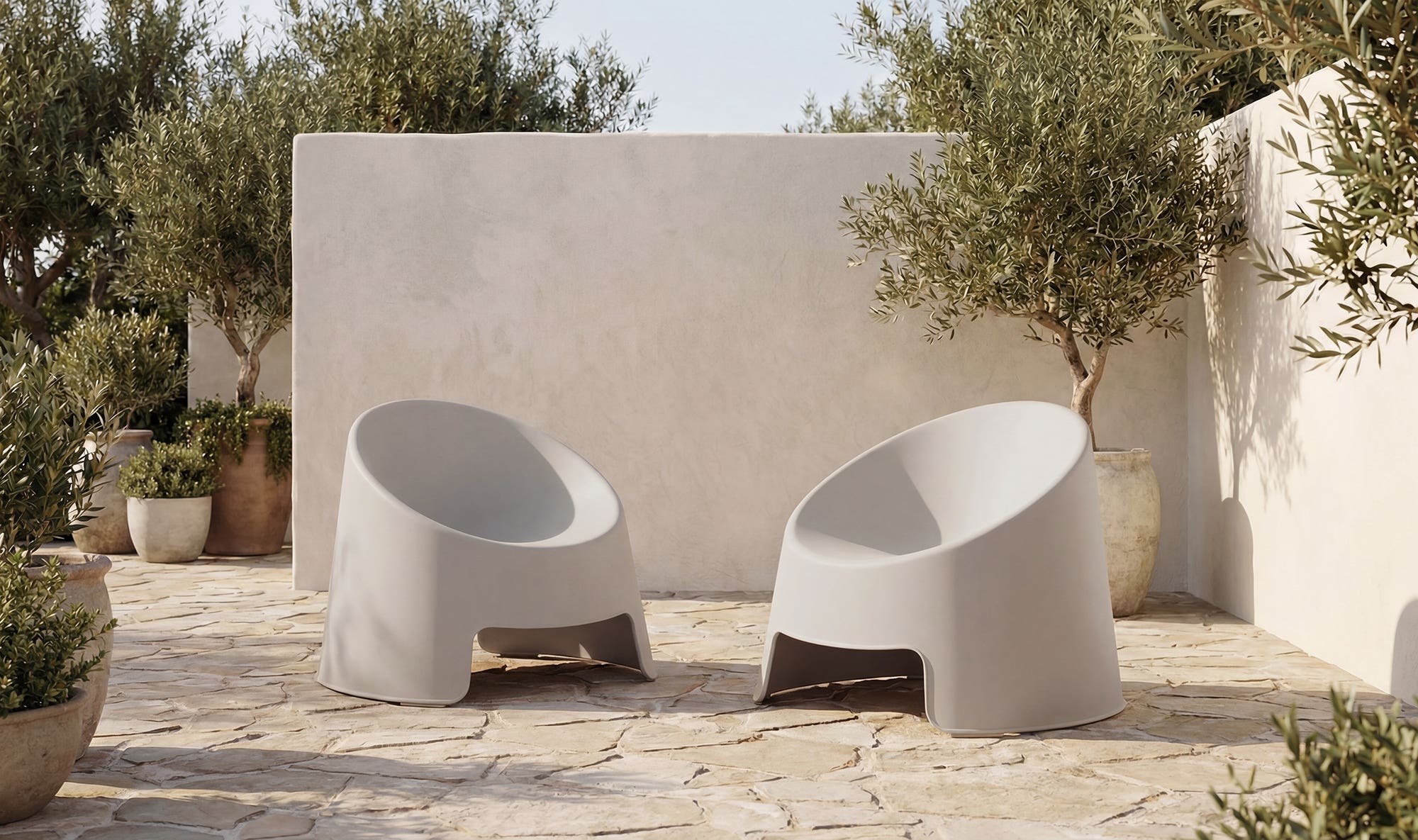 Moes Nolla Outdoor Accent Chair Set of Two QX-1018