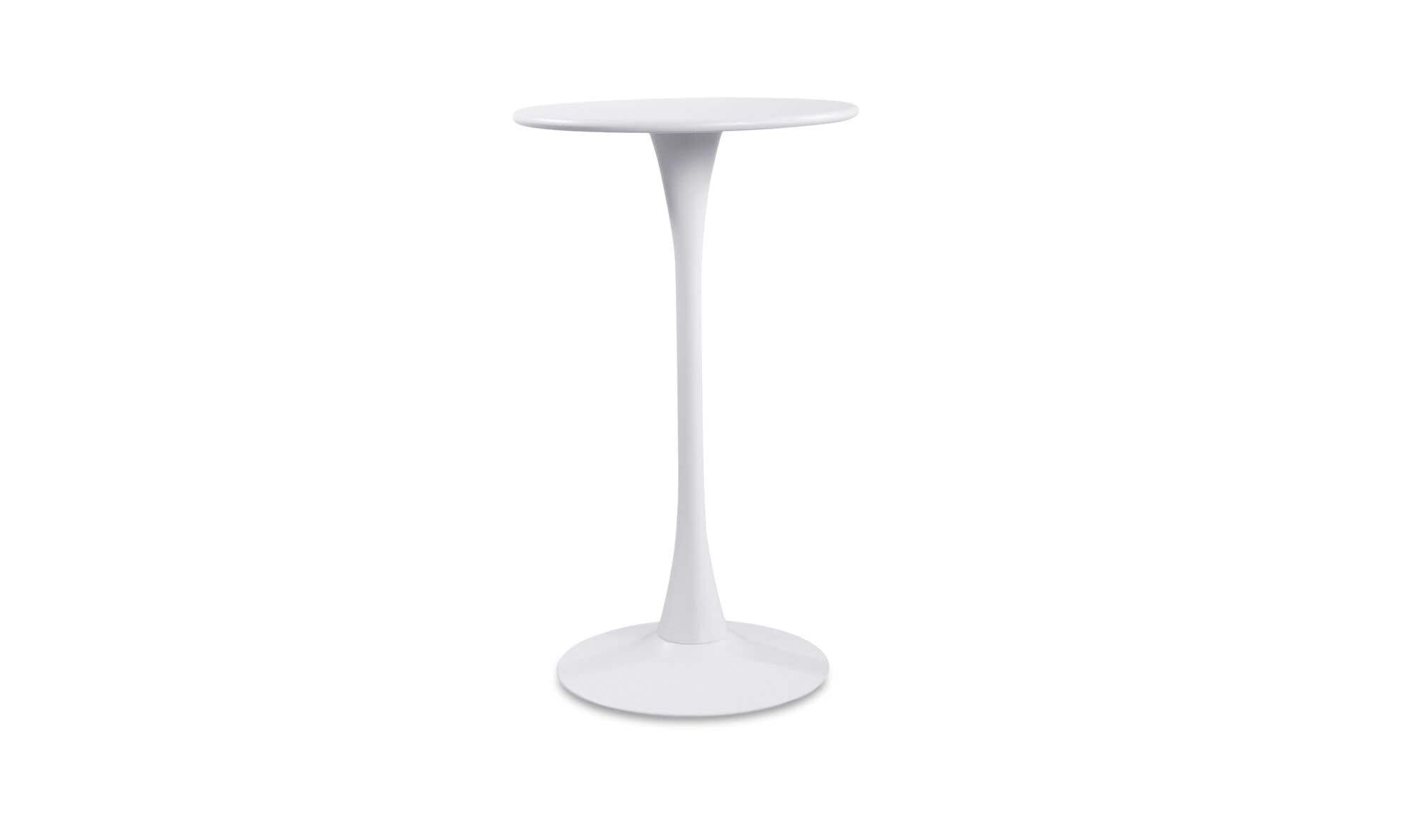 Moes Gage Outdoor Bar Table White QX-1021