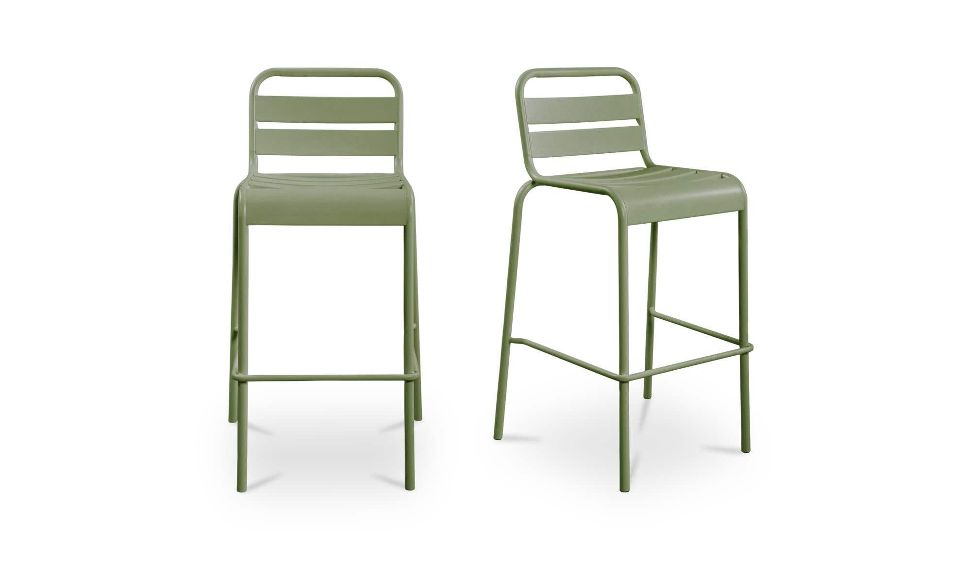 Moes Kade Outdoor Bar Stool Set of Two QX-1022
