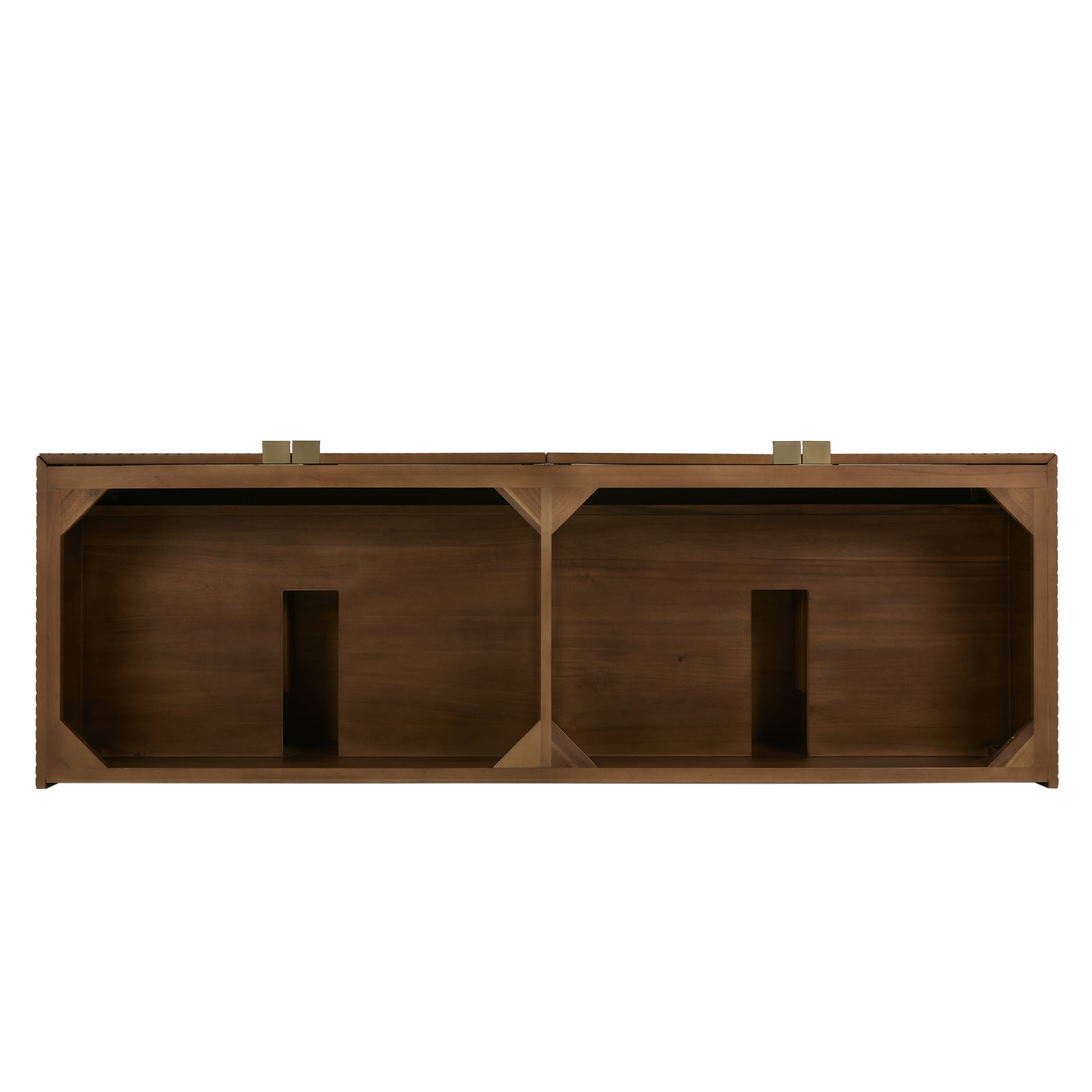 James Martin Marcello 72" Double Vanity in Chestnut with 3cm Countertop and FreePower Wireless Charger
