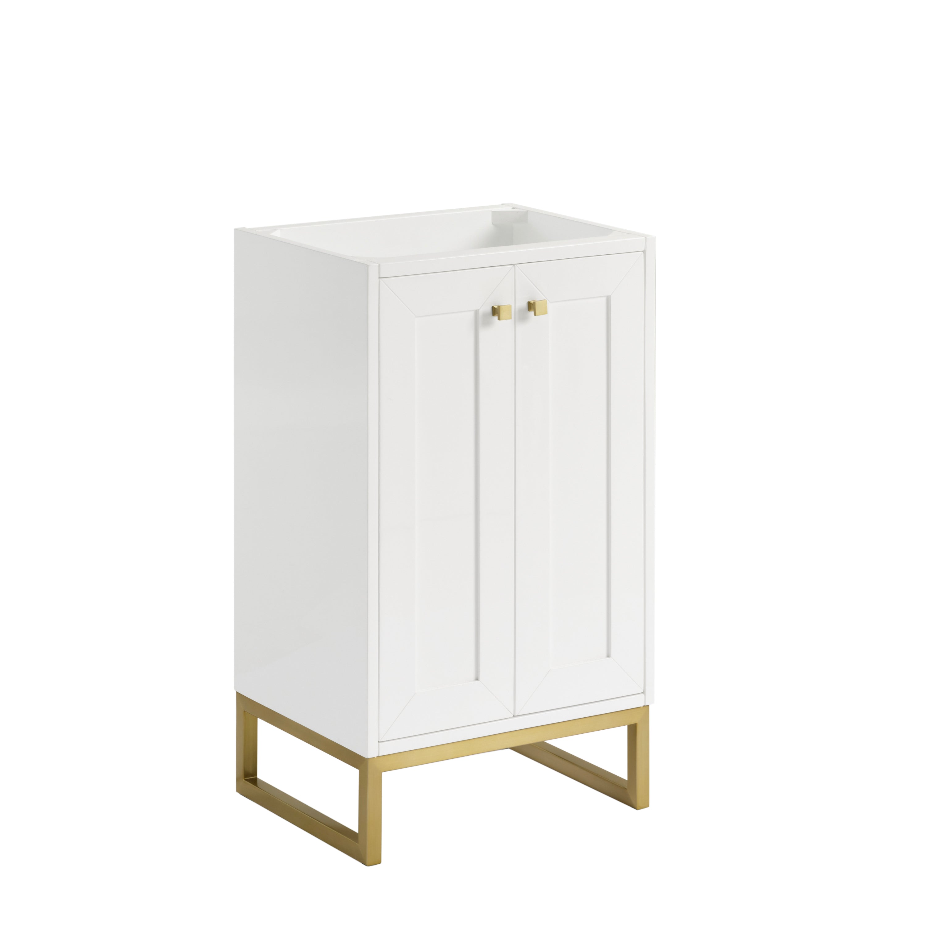 James Martin Chianti 20" Single Cabinet in Glossy White