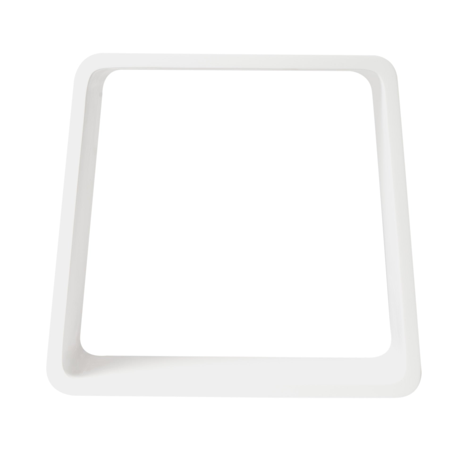 ALFI brand  ABST55 White Matte Solid Surface Resin Bathroom / Shower Stool