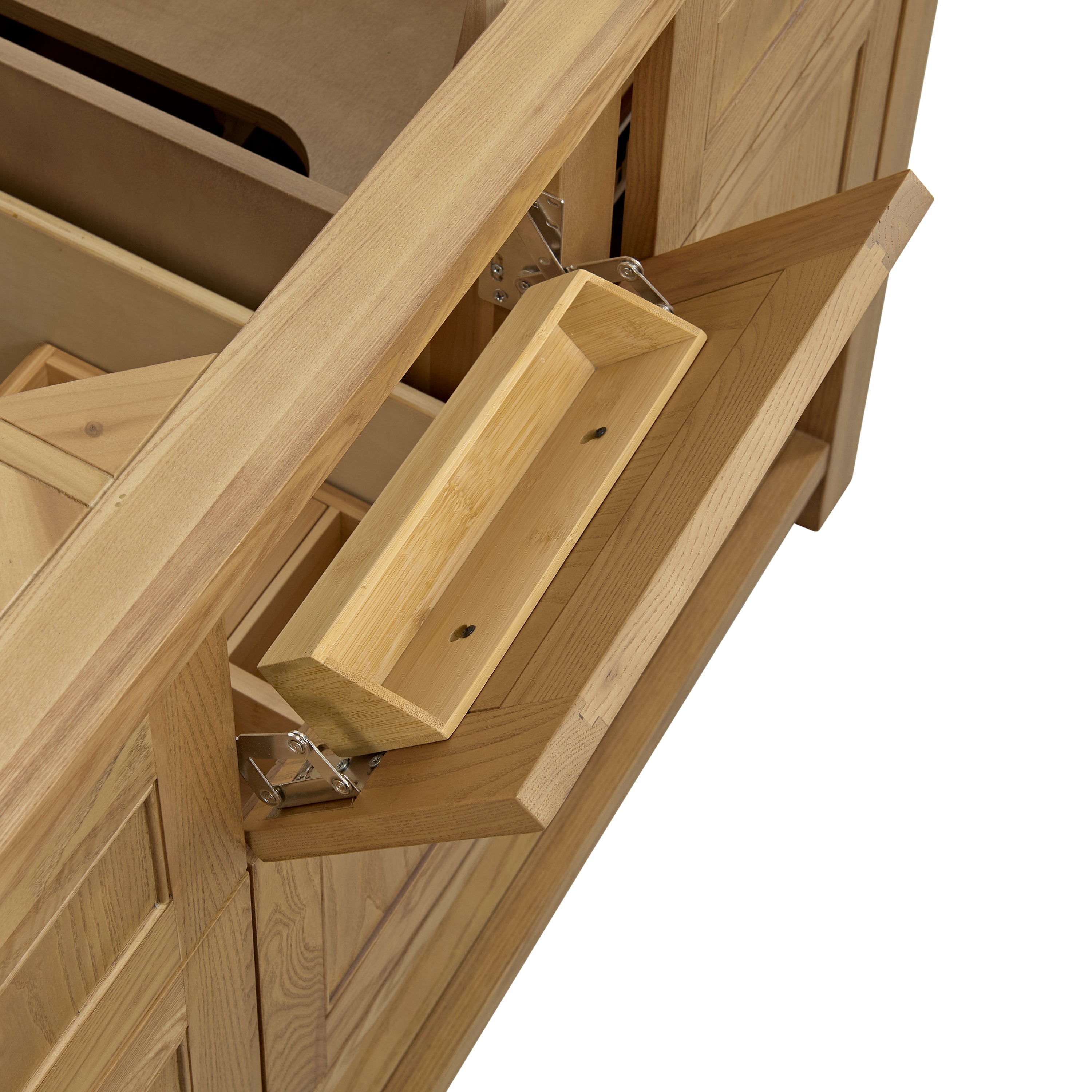James Martin Breckenridge 60" Double Vanity in Light Natural Oak with 3cm Countertop