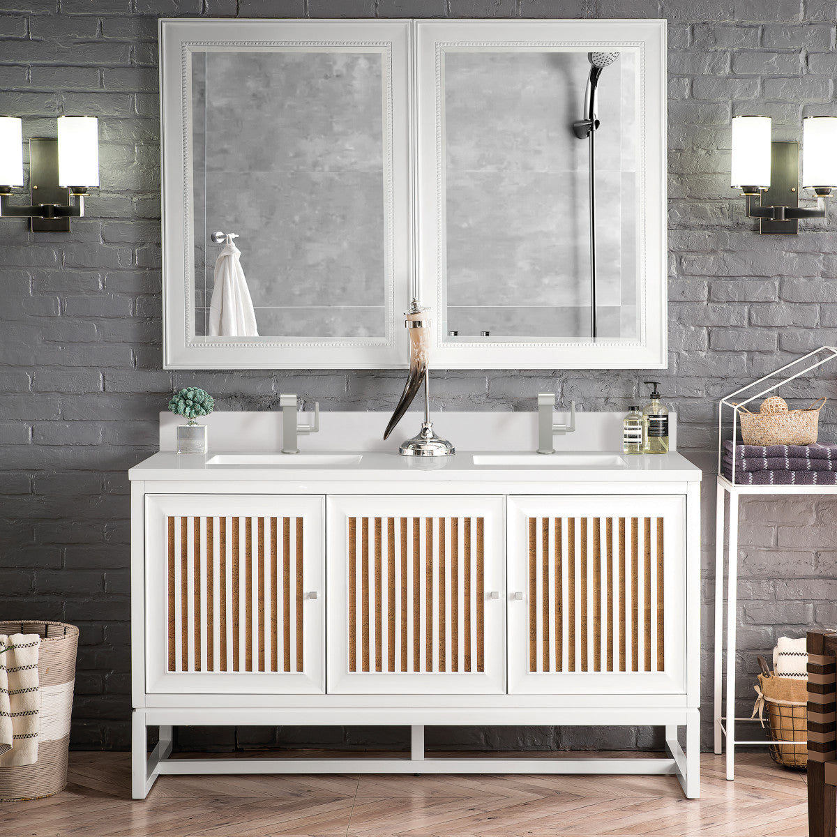 Athens 60" Double Vanity Cabinet