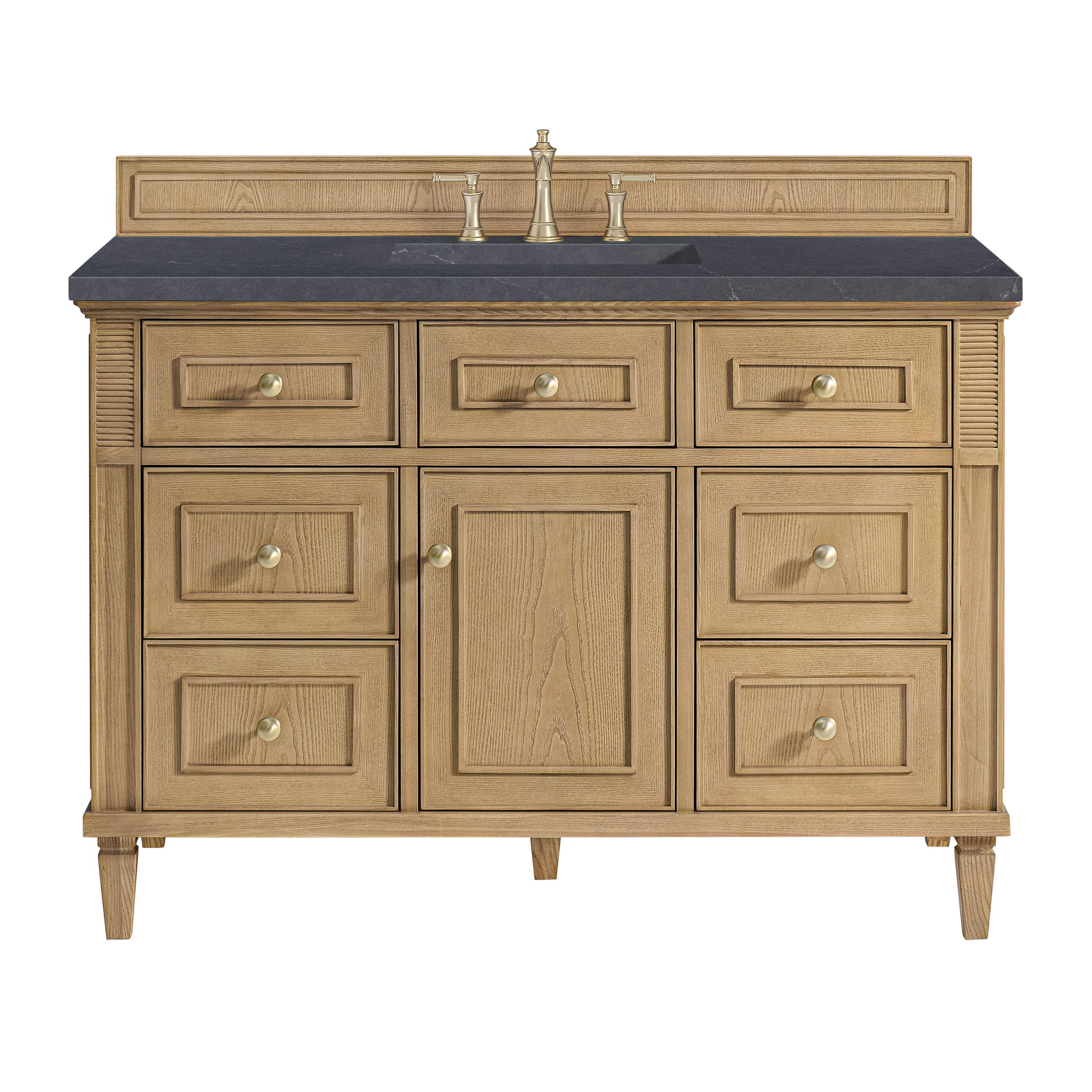 James Martin Lorelai 48" Single Vanity in Light Natural Oak with 3cm Countertop