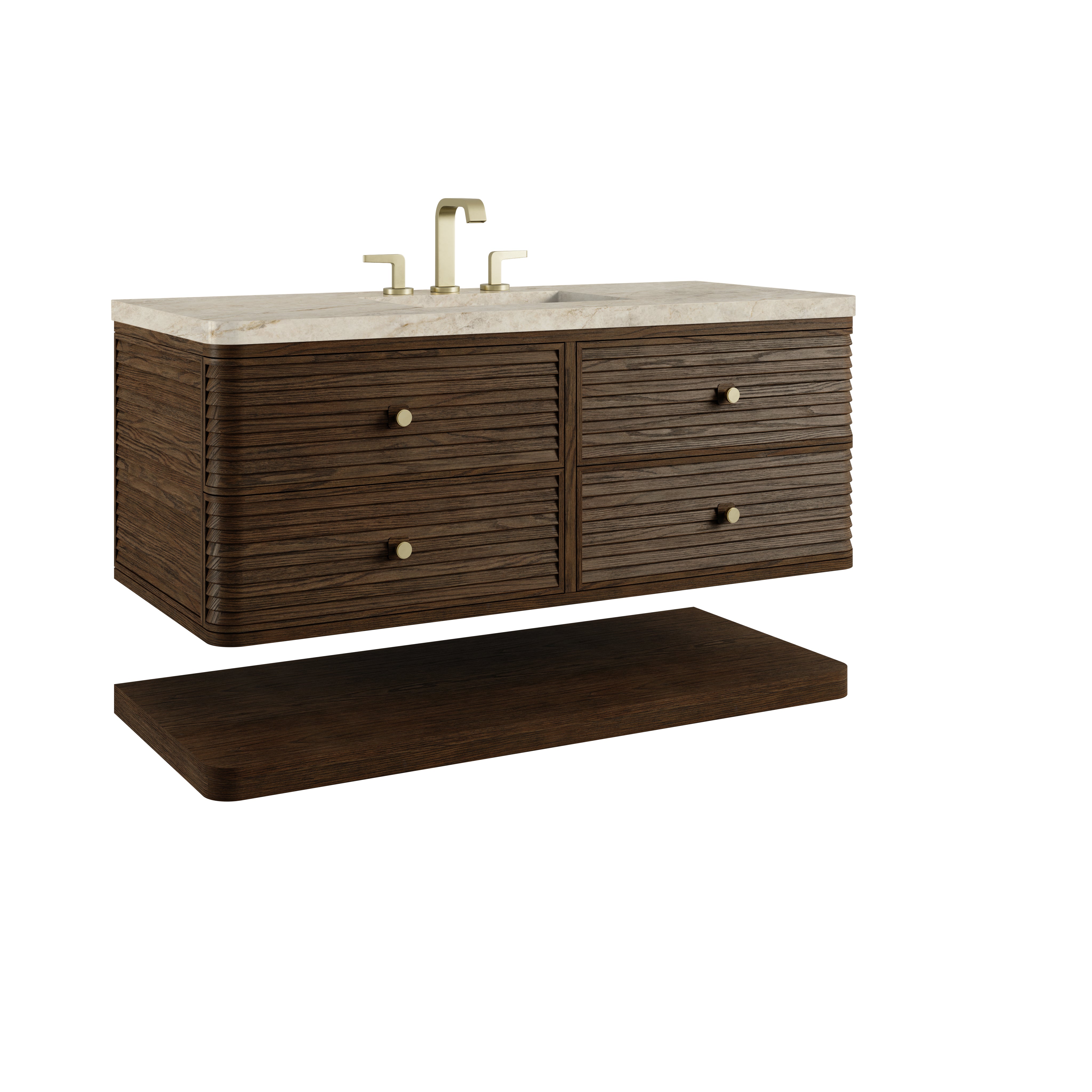 James Martin Allamari 48" Single Vanity in Sable with 3cm Countertop