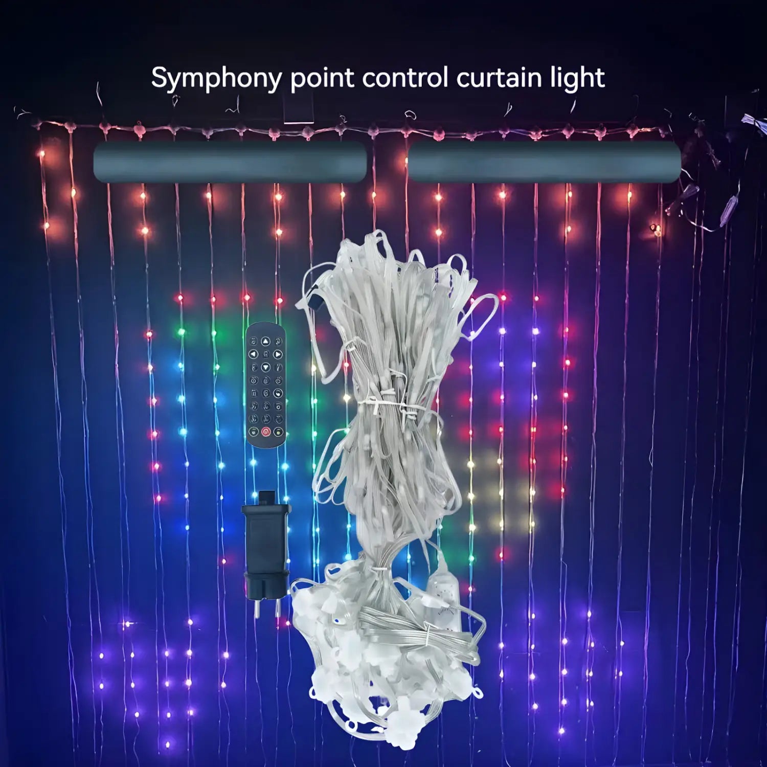 RGB Smart String Lights for Curtain & Party Decor with App Control