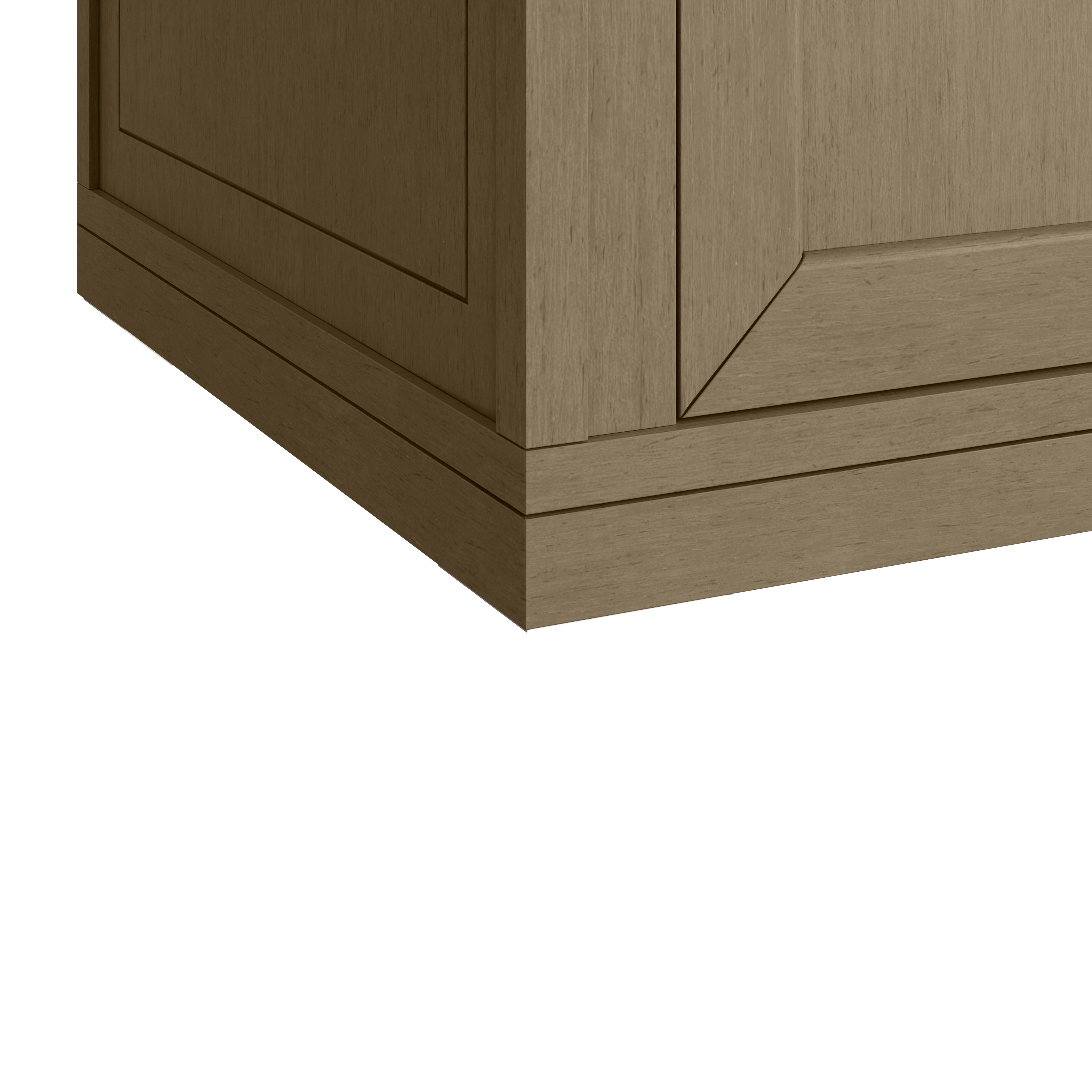 James Martin Chicago 60" Single Vanity in Walnut Whisper with 3cm Countertop