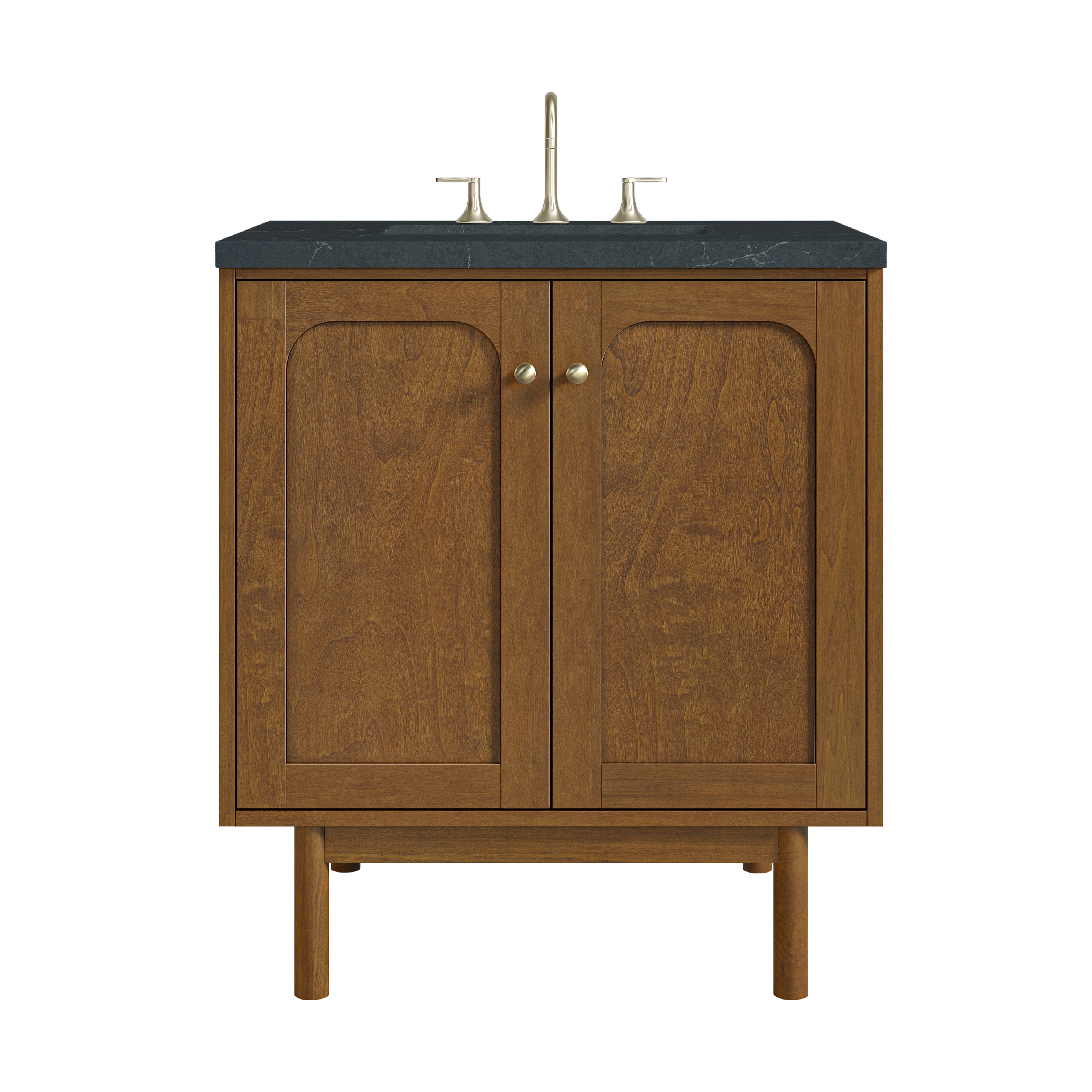 James Martin Laurent 30" Single Vanity in Honey Oak with 3cm Countertop