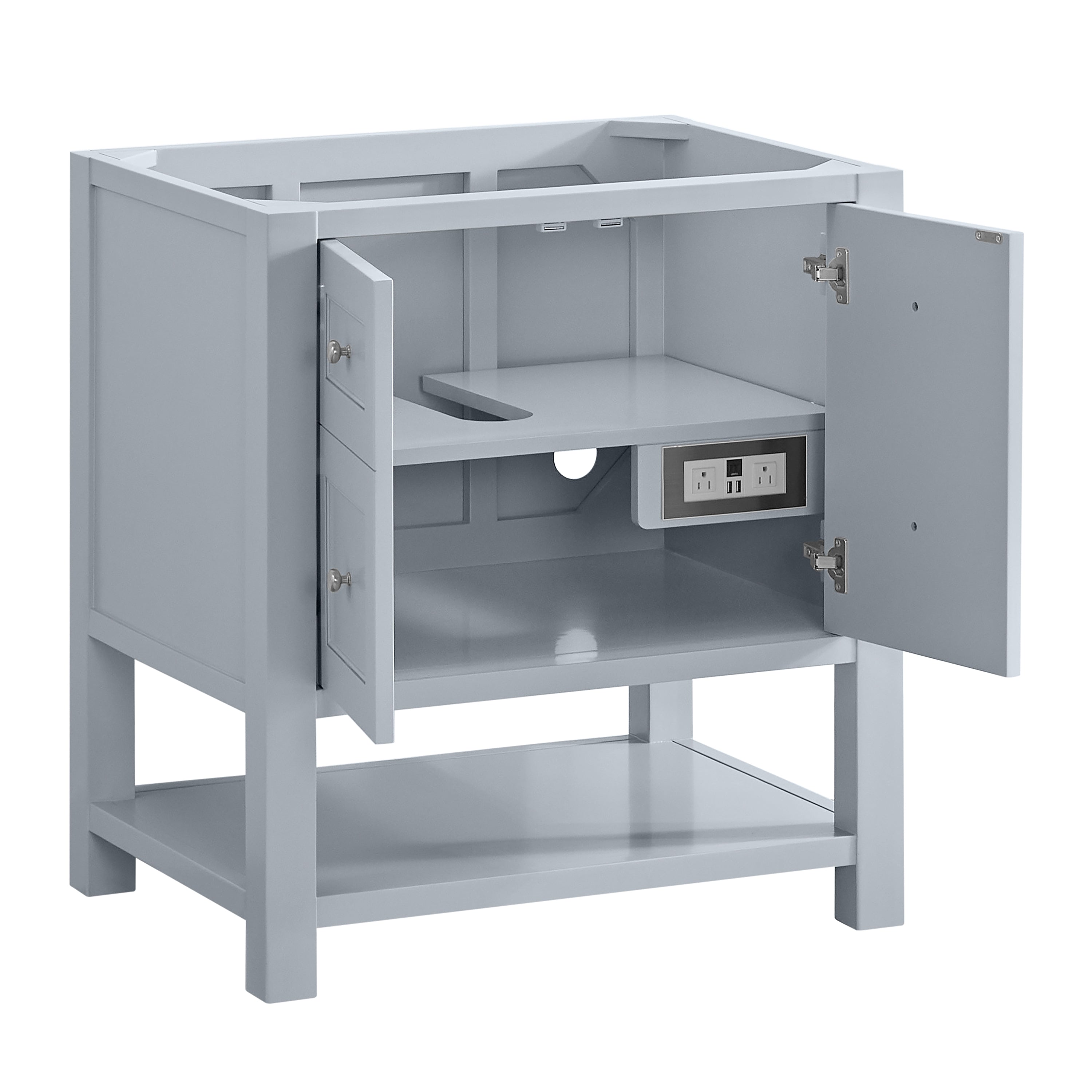 James Martin Breckenridge 30" Single in Serenity Blue with 3cm Countertop