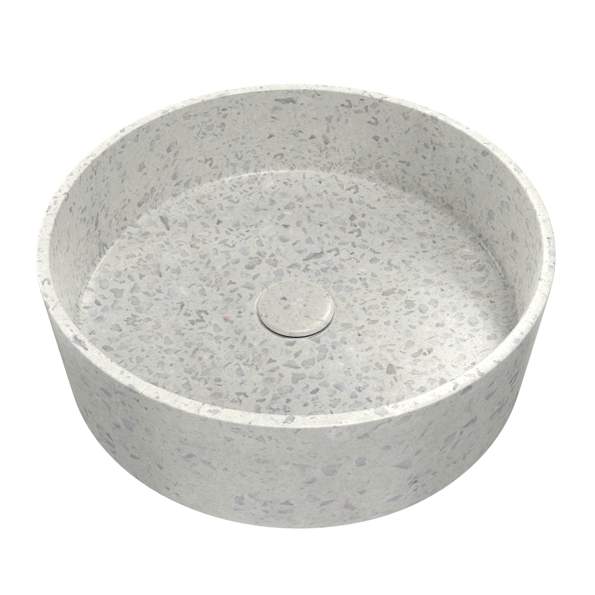 Ambia Round Terrazzo Vessel Sink