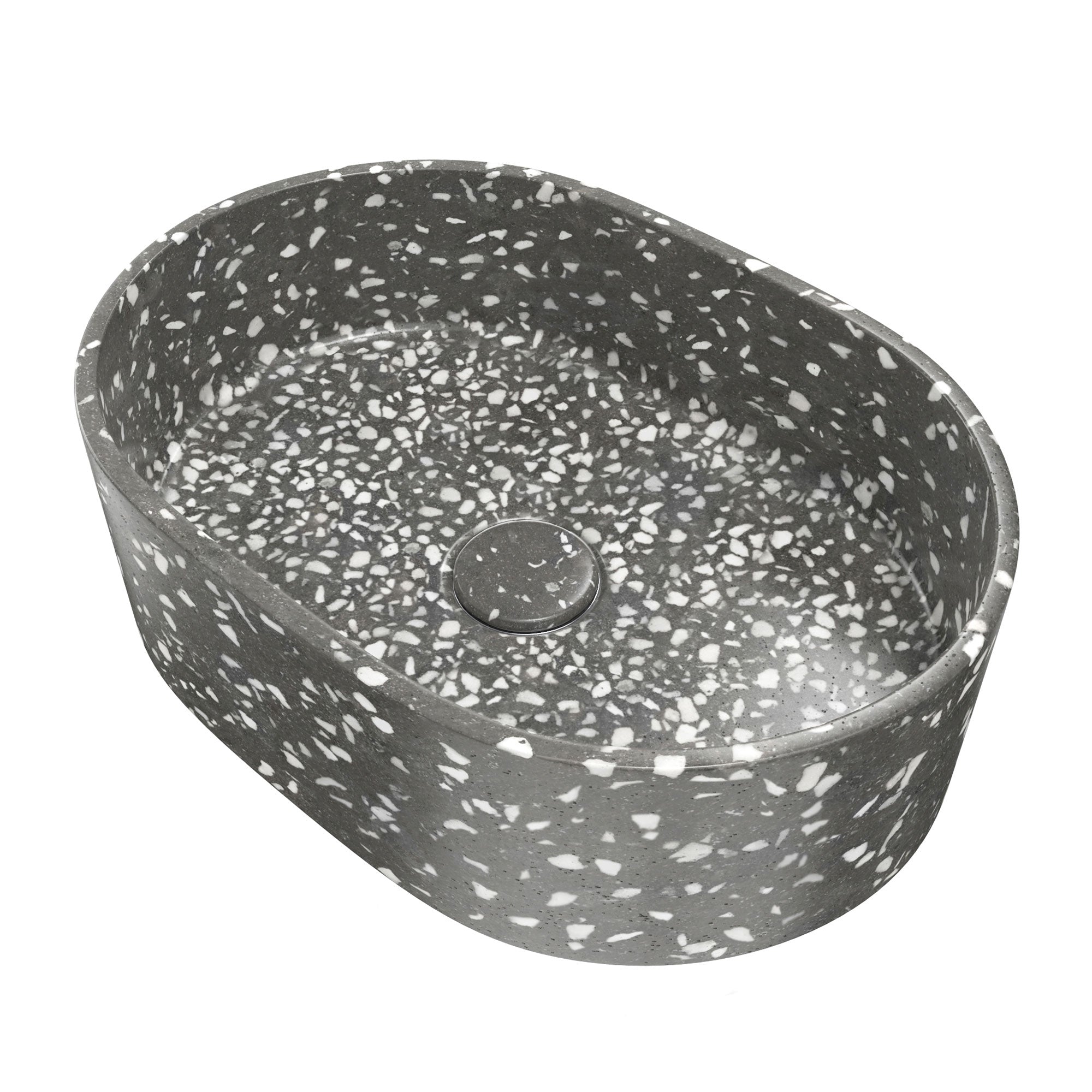Ambia Oblong Terrazzo Vessel Sink
