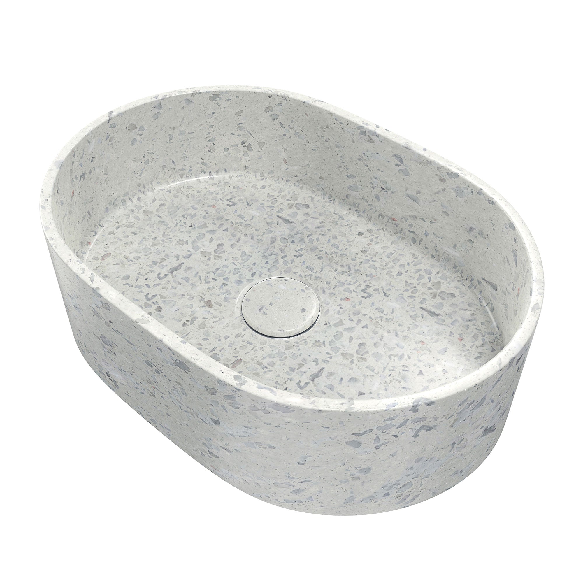 Ambia Oblong Terrazzo Vessel Sink