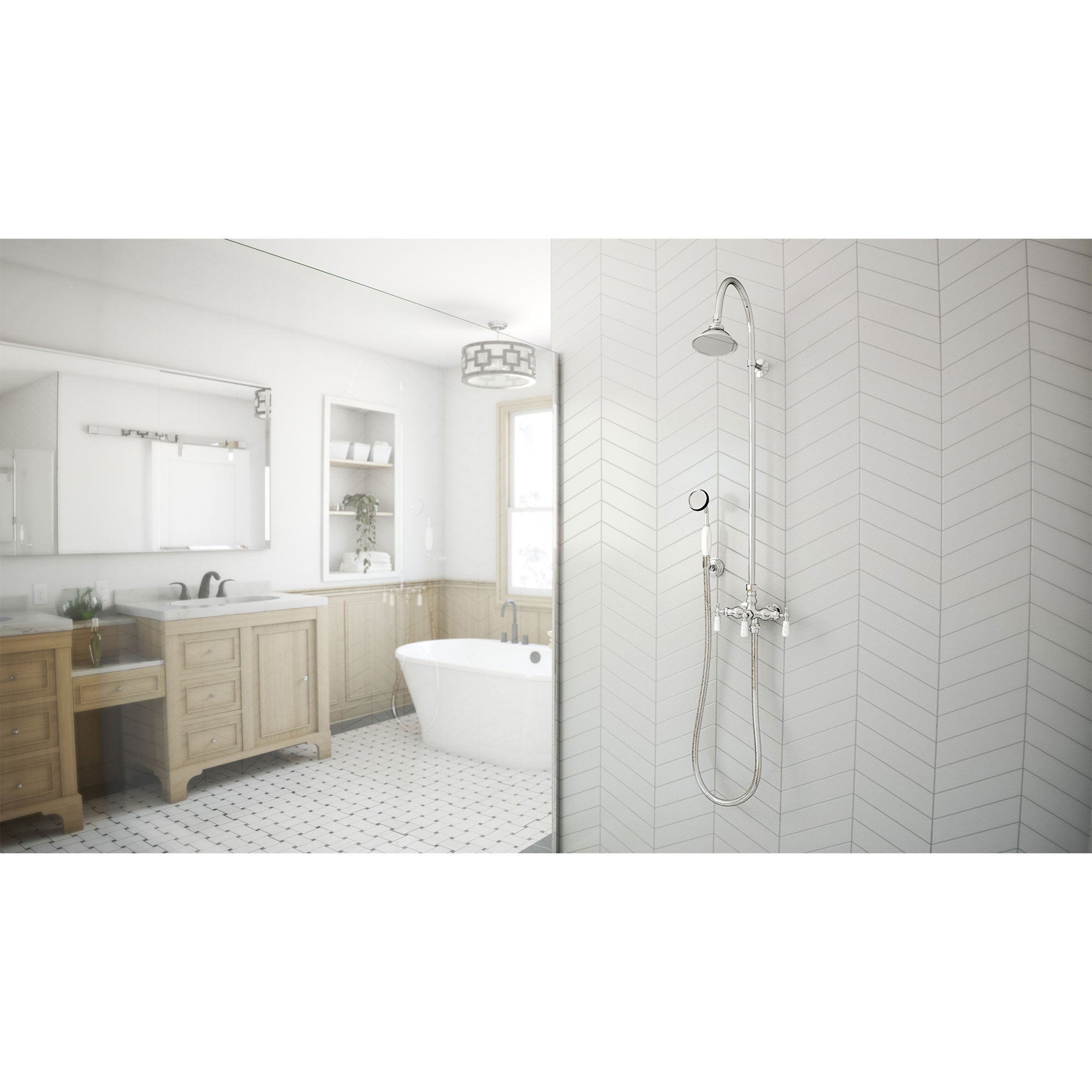 Abbey 10 x 27 Shower Faucet
