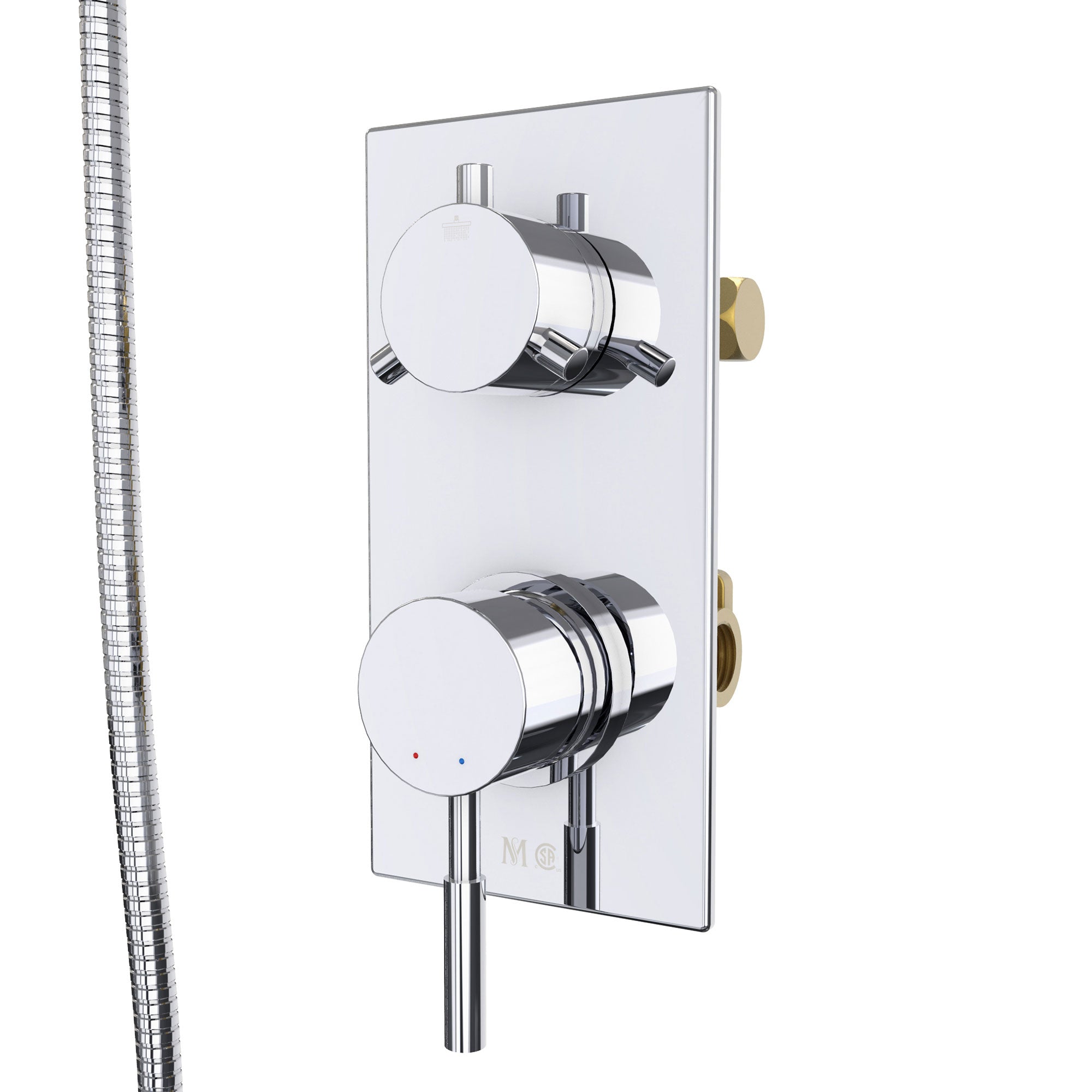 Aquata 4 3/8 x 18 1/2 Rain Fall Shower Faucet