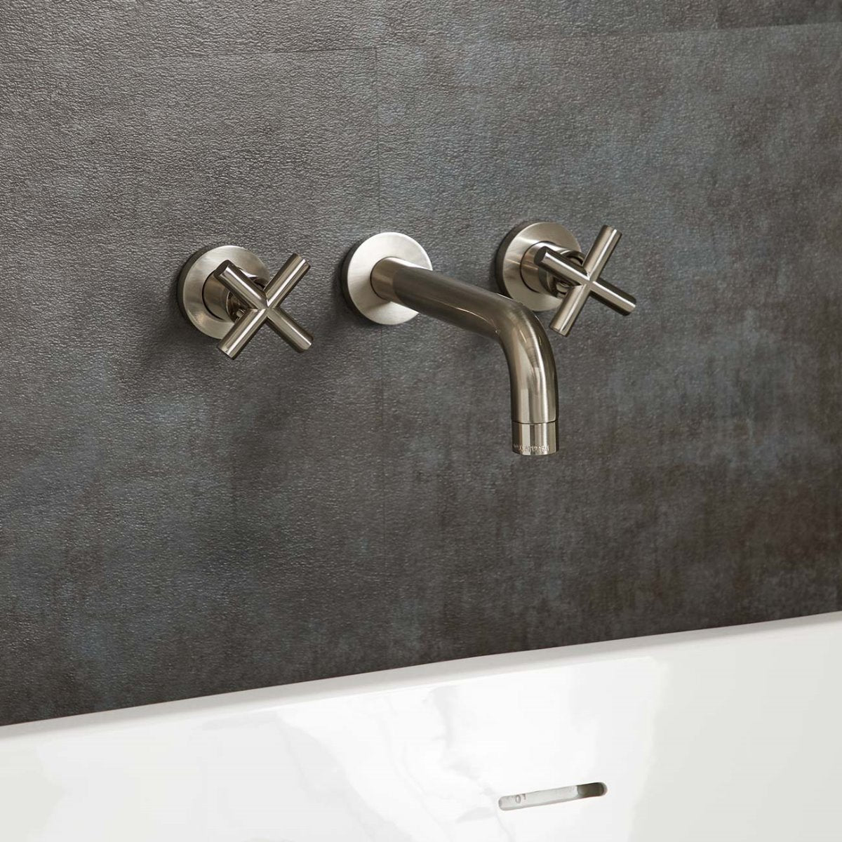 MAIDSTONE Wall Mount Bathroom Sink Faucet