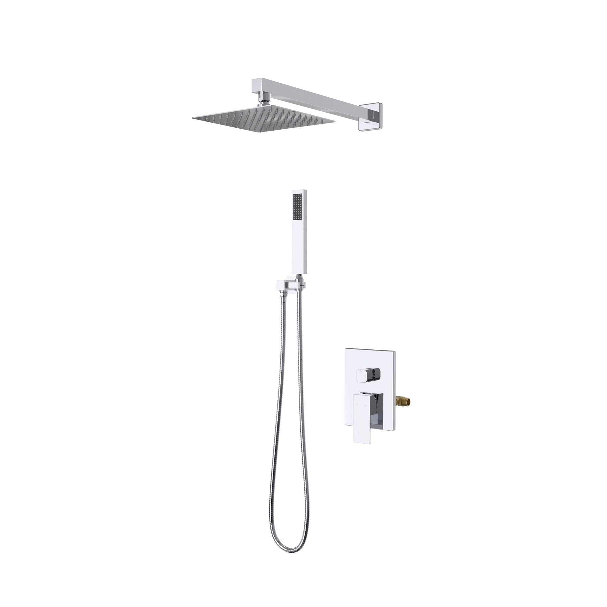 Aquata 5 1/8 x 18 Rain Fall Shower