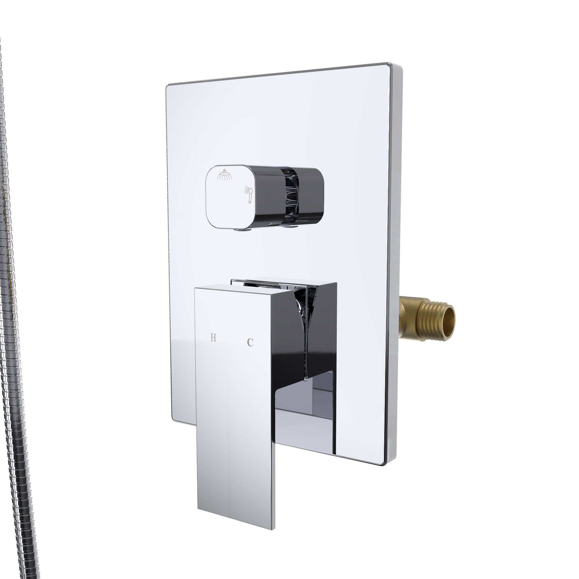 Aquata 5 1/8 x 18 Rain Fall Shower