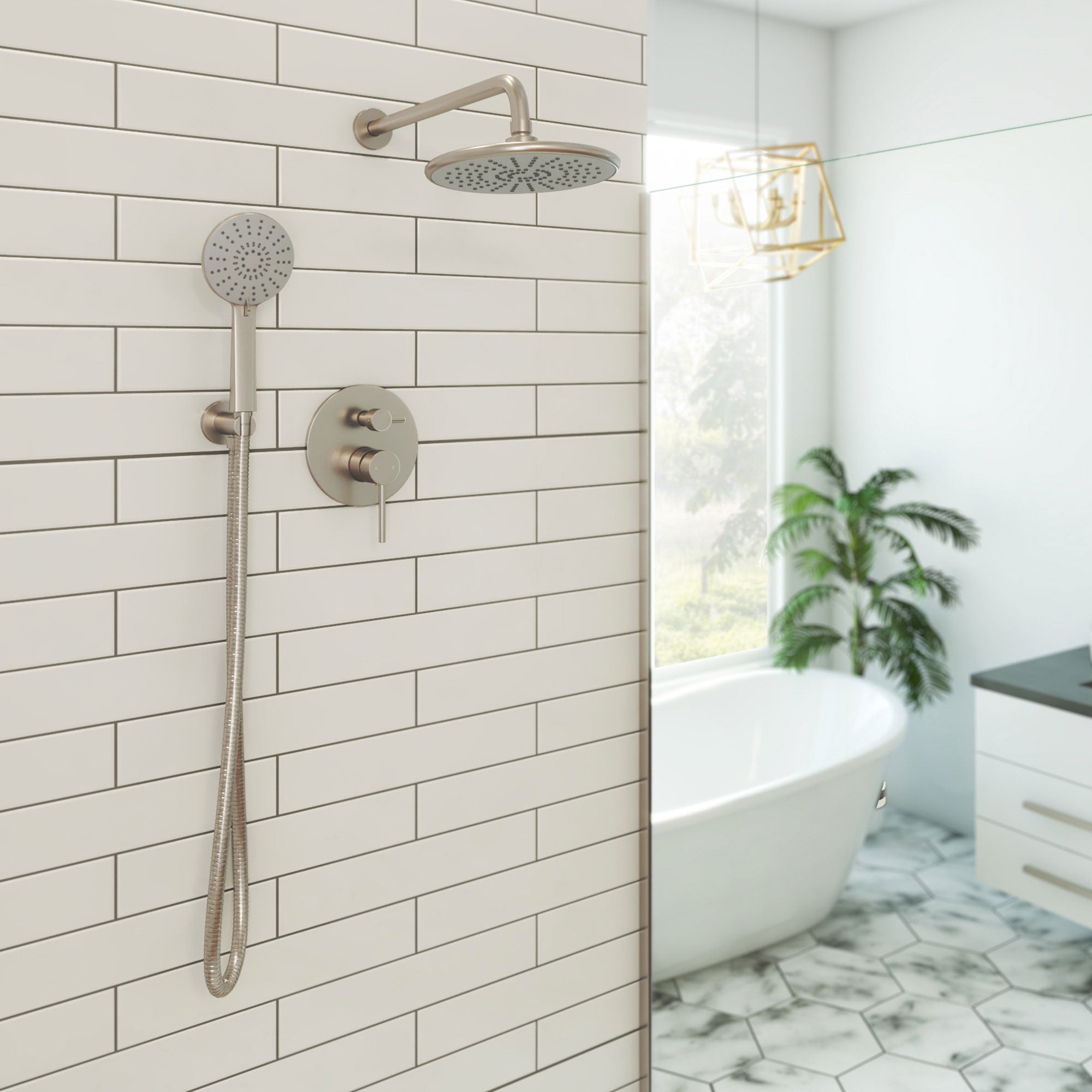 Aquata 7 x 19 1/2 Rain Fall Shower