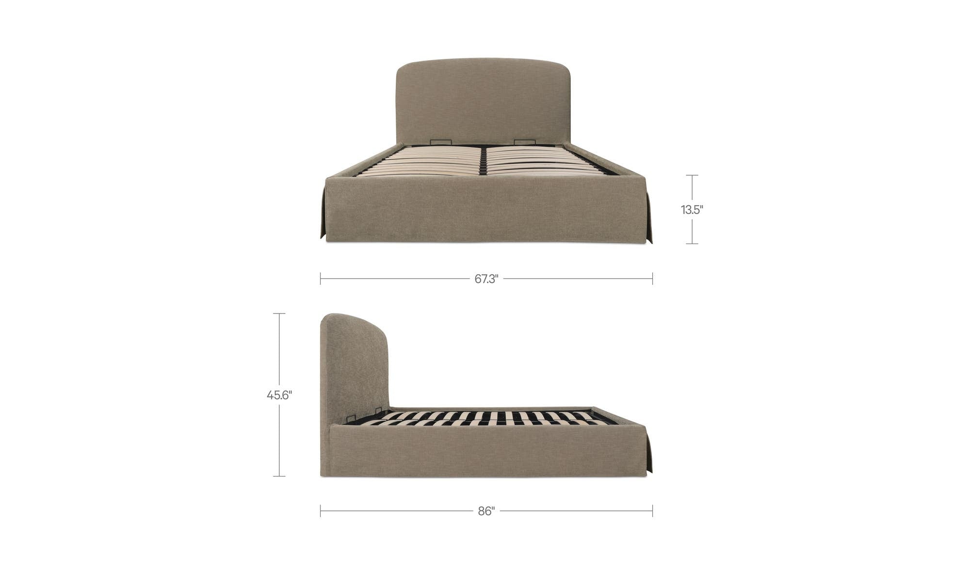 Moes Joan Queen Storage Bed RN-1150