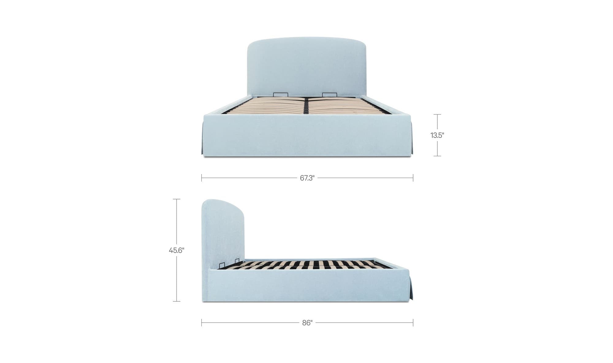 Moes Joan Queen Storage Bed RN-1150