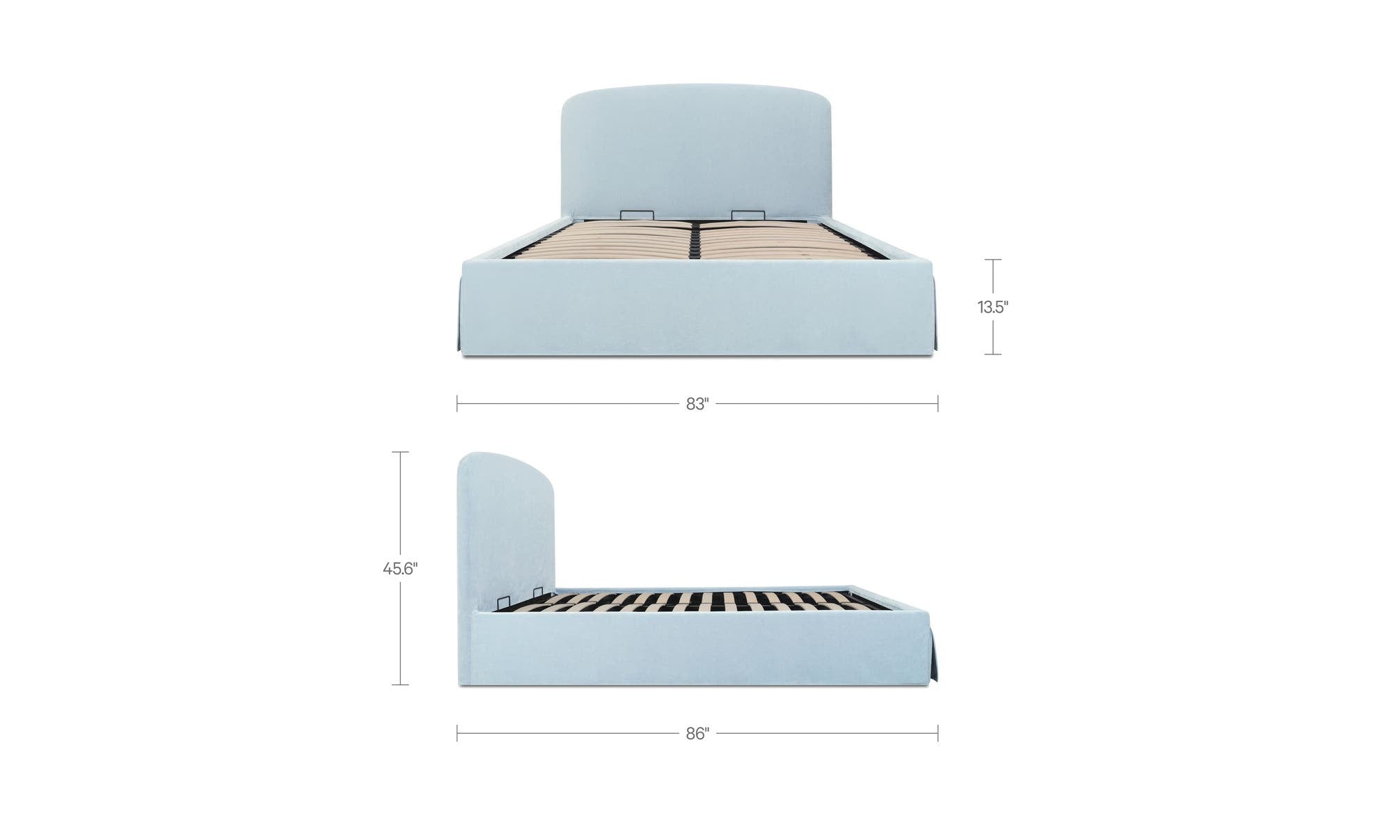 Moes Joan King Storage Bed RN-1151