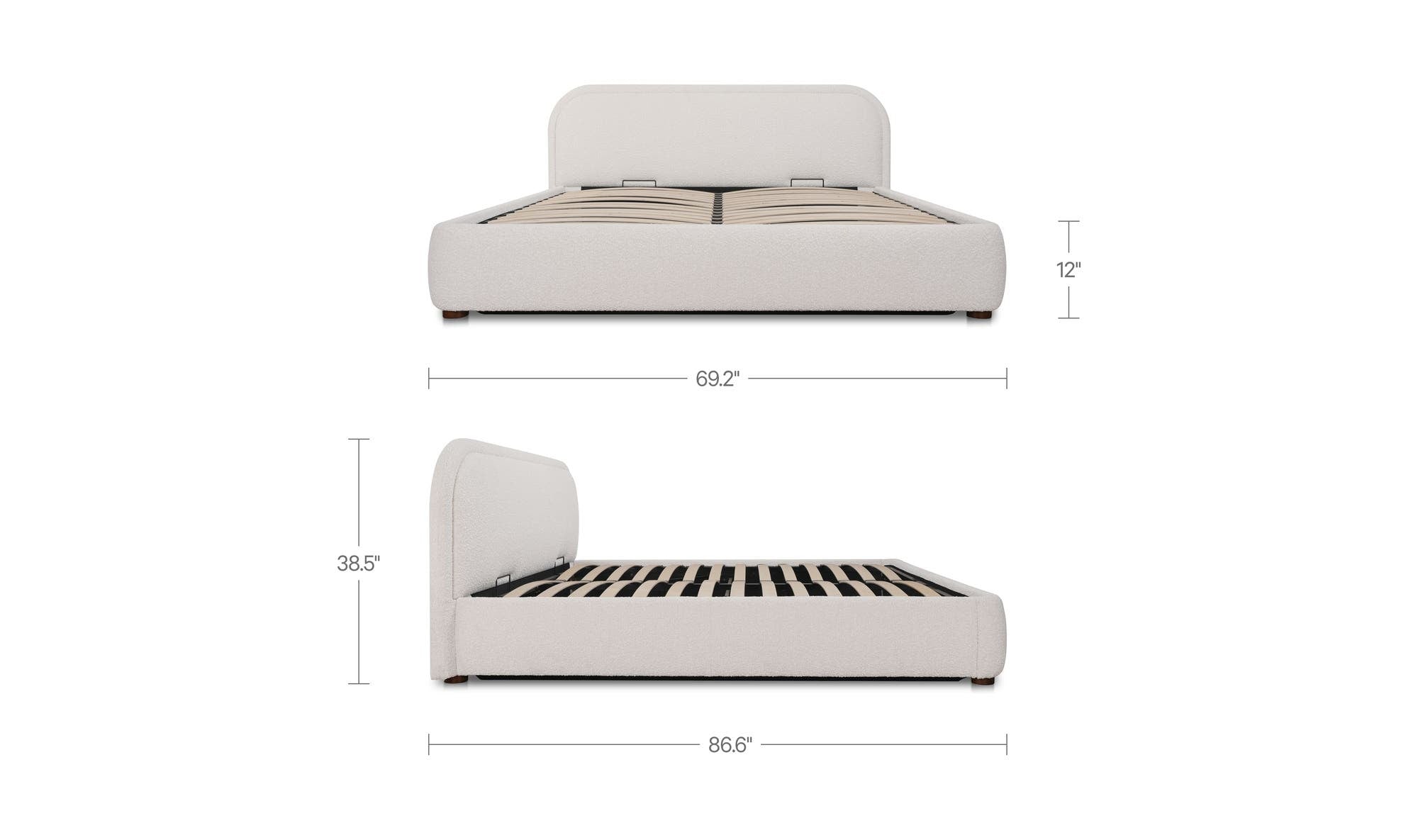Moes Colin Queen Storage Bed RN-1165