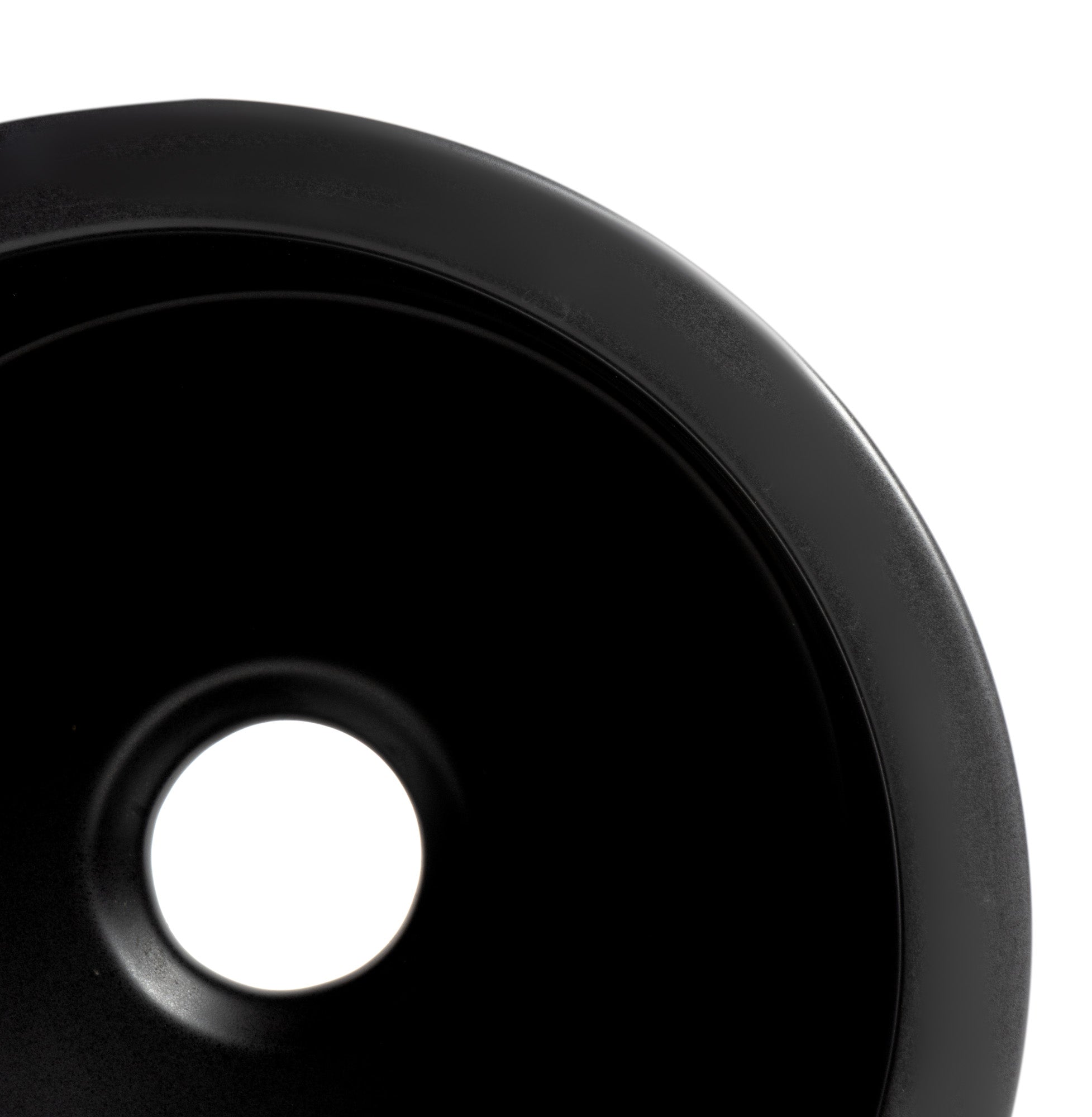 ALFI brand ABF1818R Round 18" x 18" Undermount / Drop In Fireclay Prep Sink