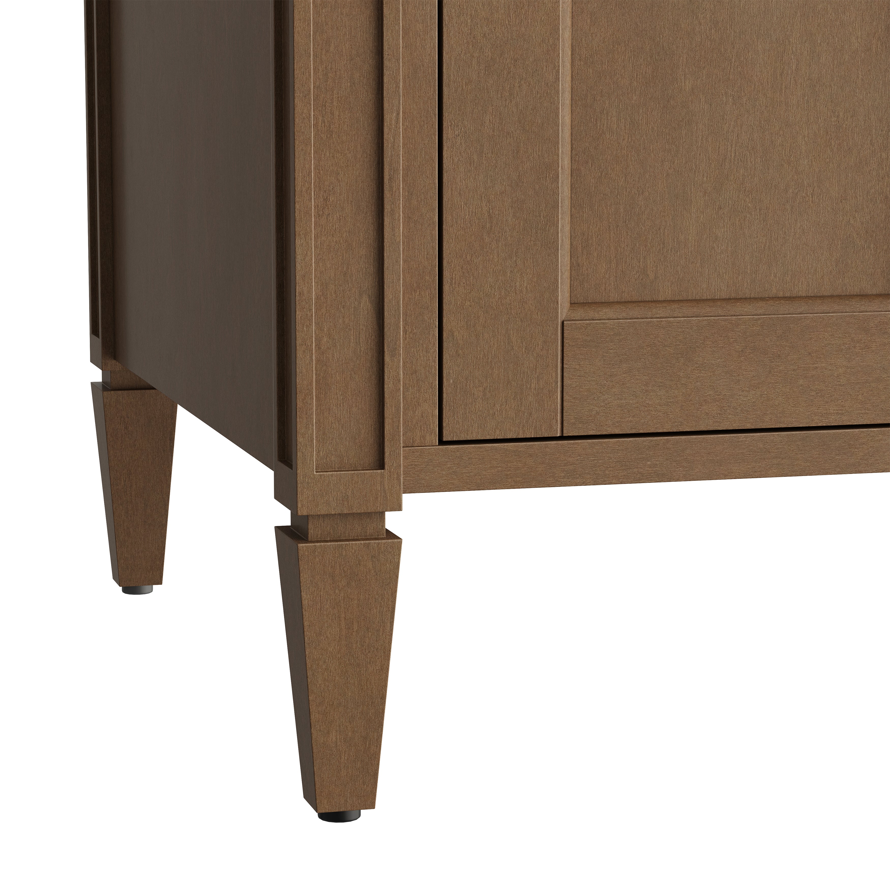 James Martin Brittany 30" Single Vanity in Pecan with 3cm Countertop