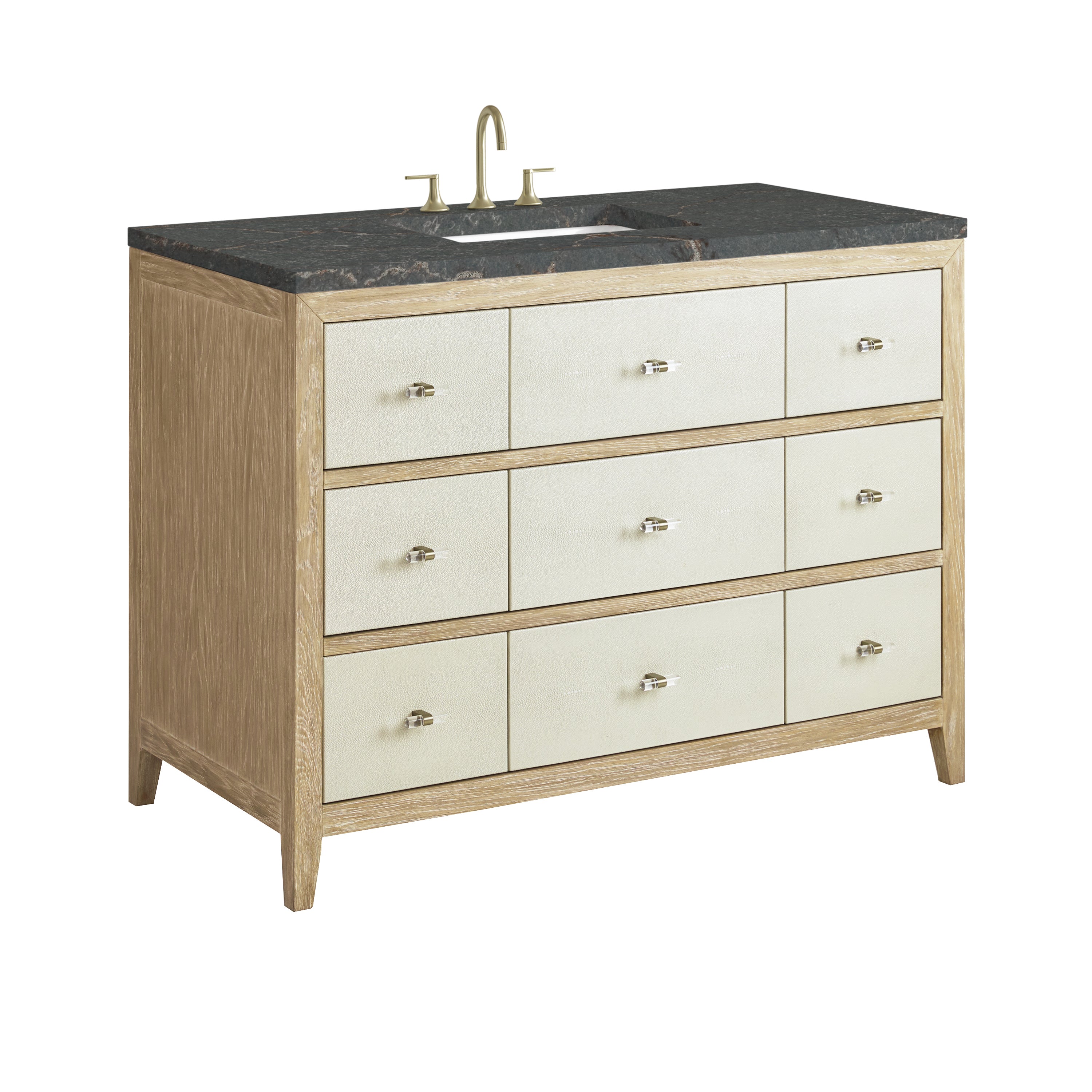 James Martin Celeste 48" Single Vanity in Sunwashed Oak with 3cm Countertop
