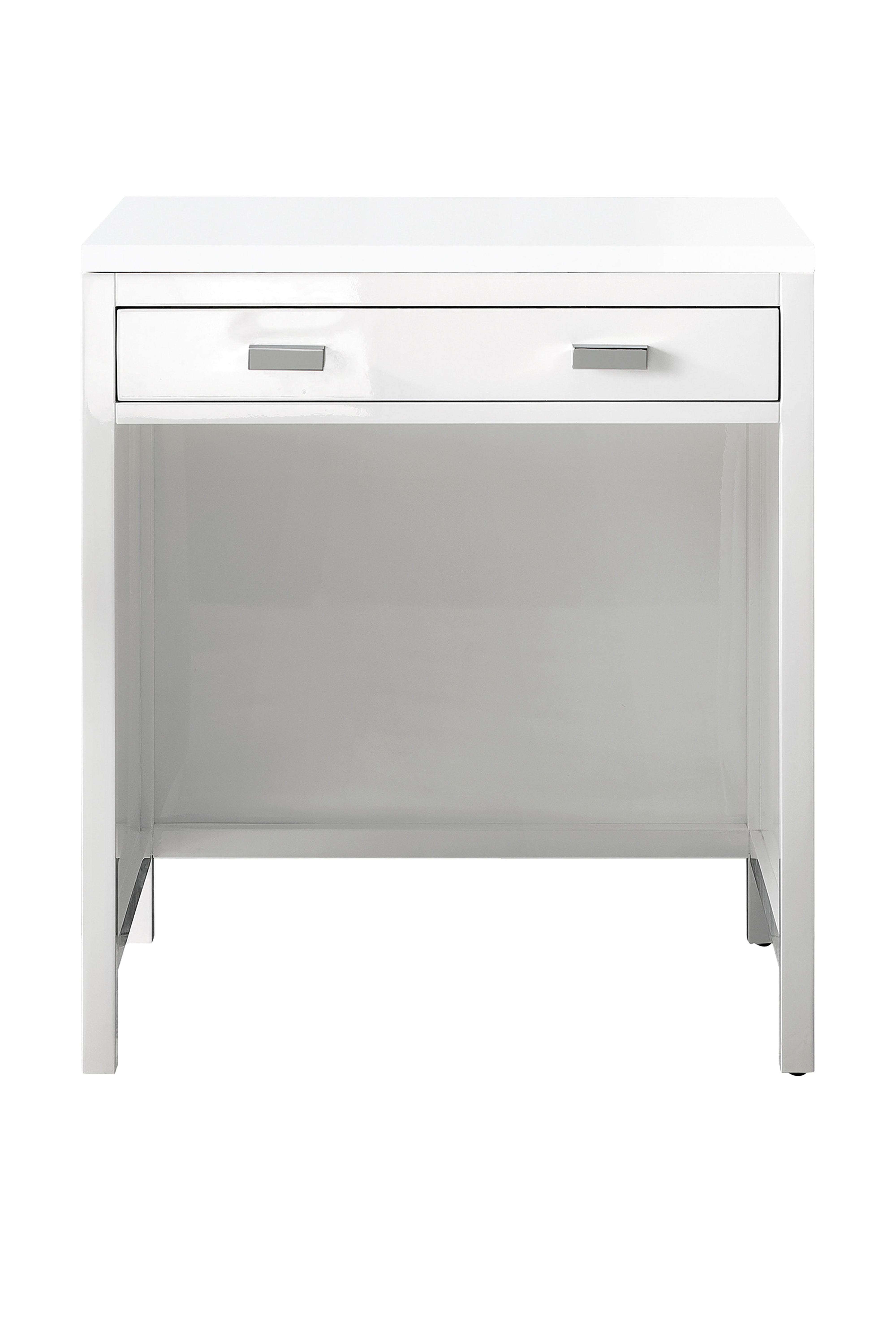 James Martin Addison 30" Countertop Unit in Glossy White with with 3cm Countertop