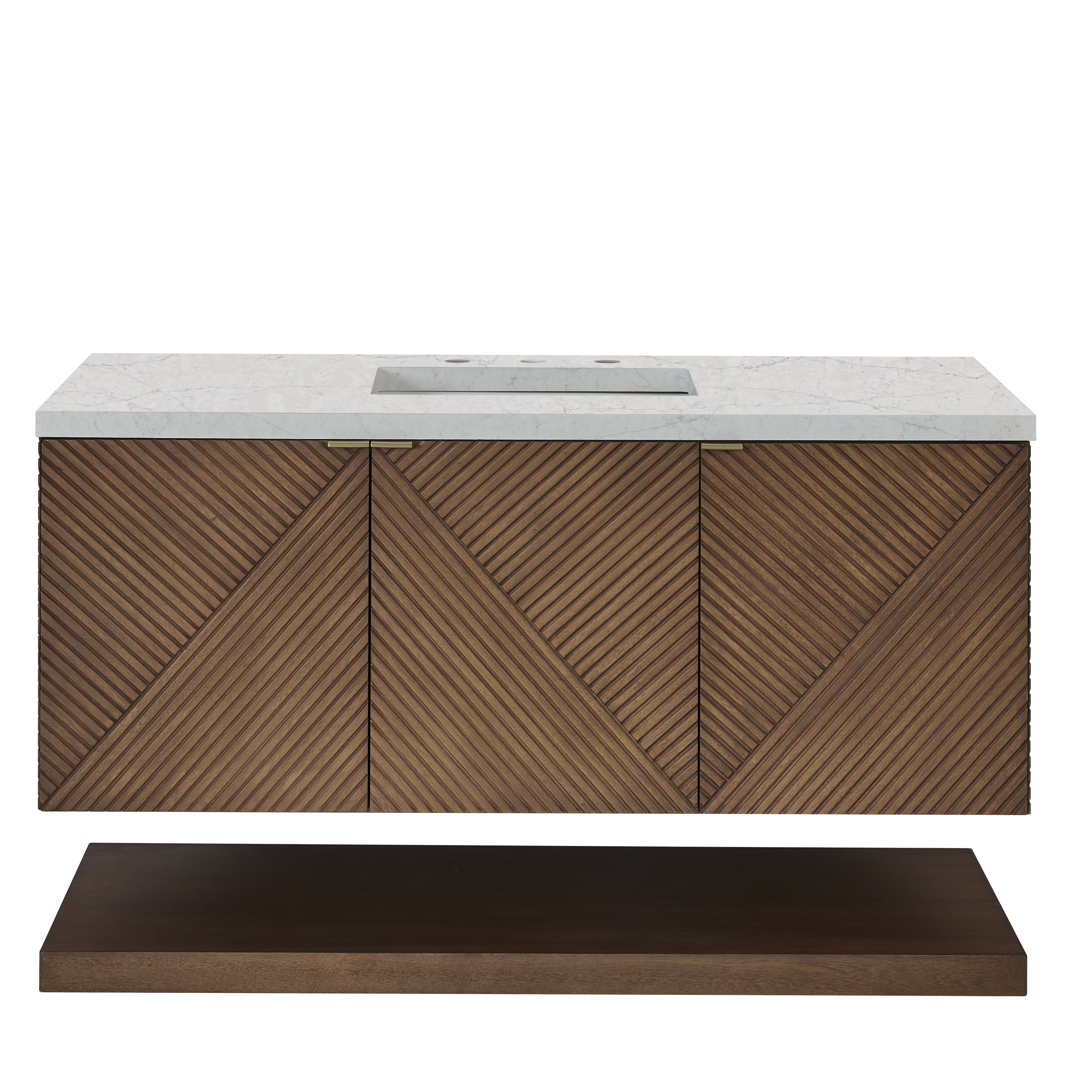 James Martin Marcello 48" Single Vanity in Chestnut with 3cm Countertop
