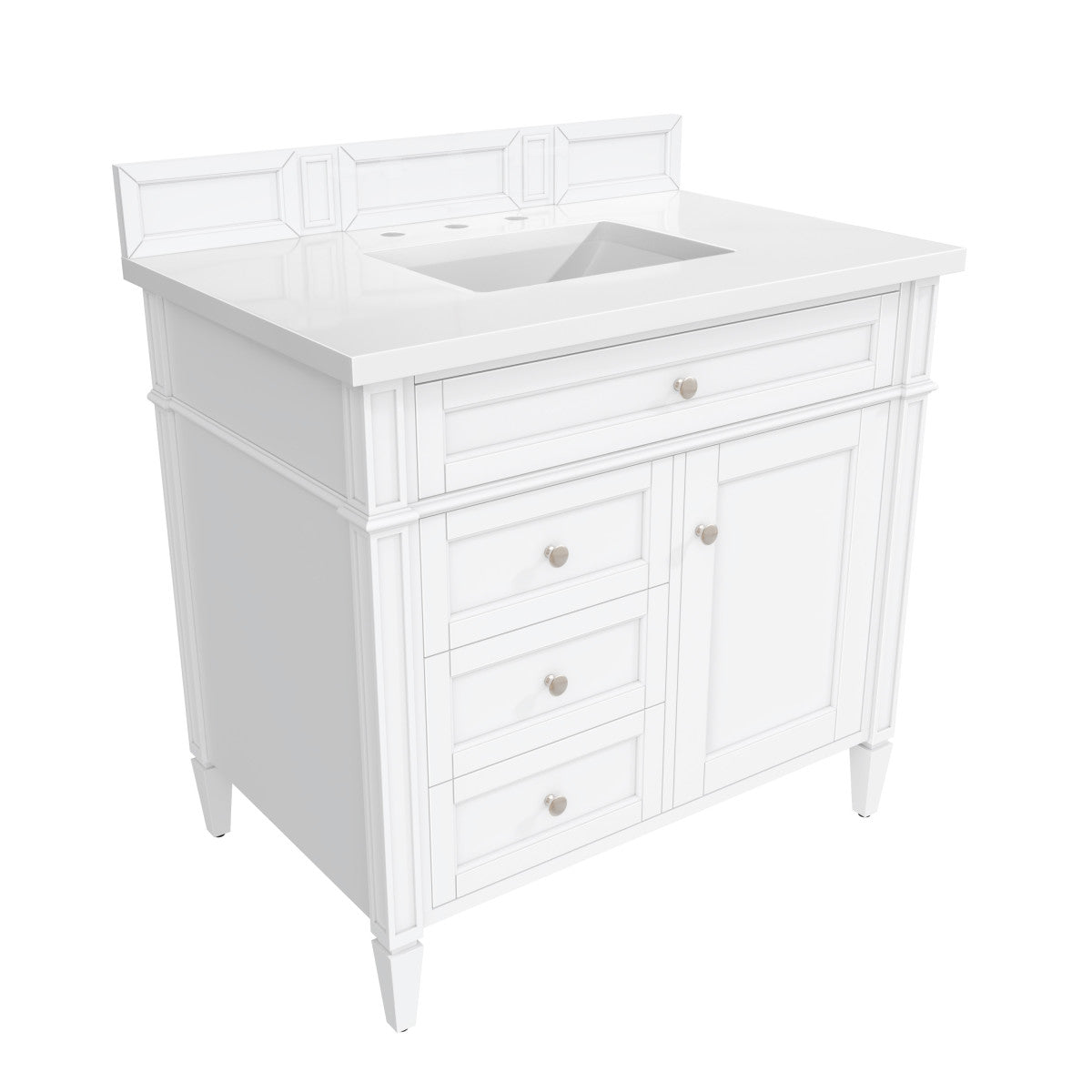 Brittany 36" Single Vanity in Bright White