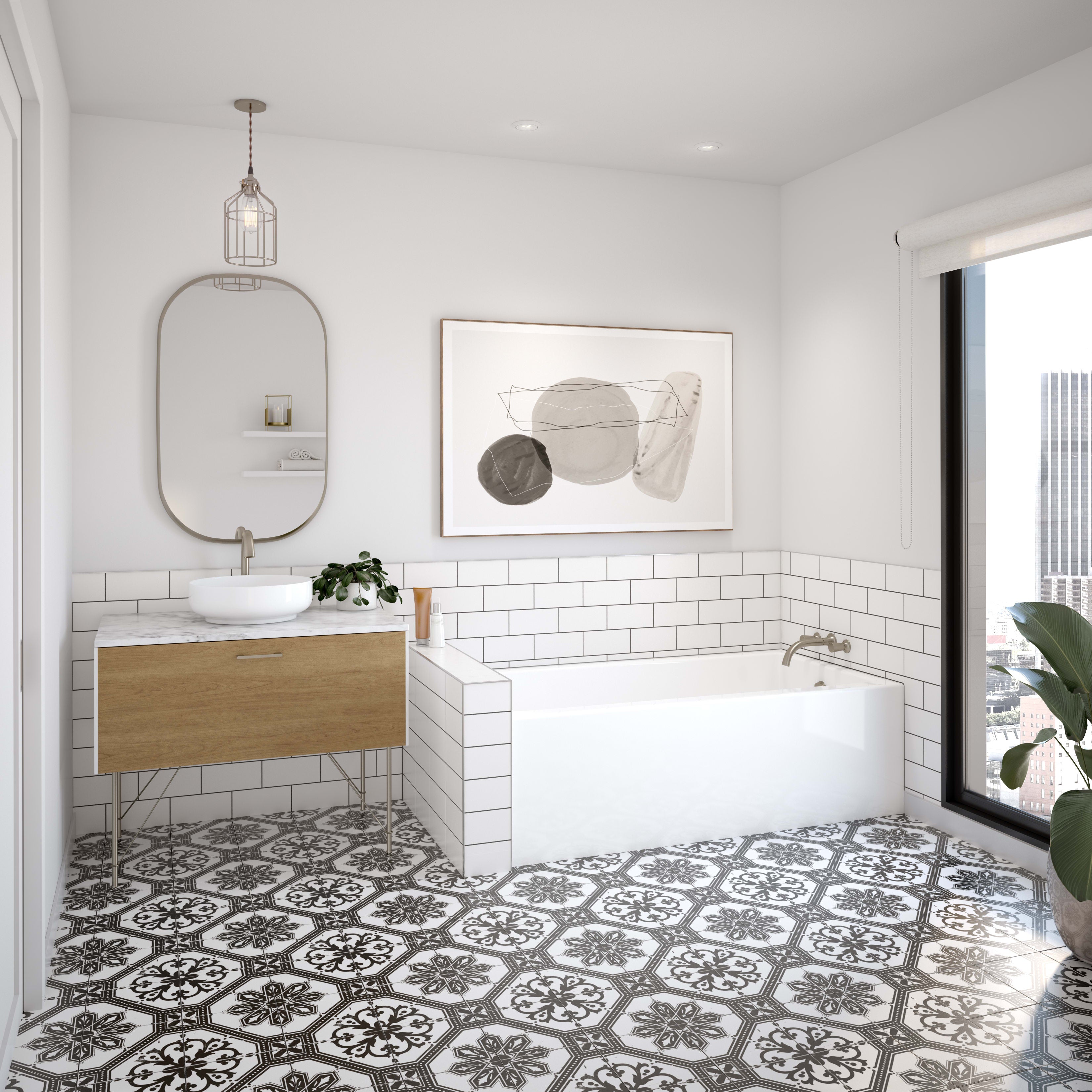 Maax Rubix 6032 Acrylic Alcove Bathtub