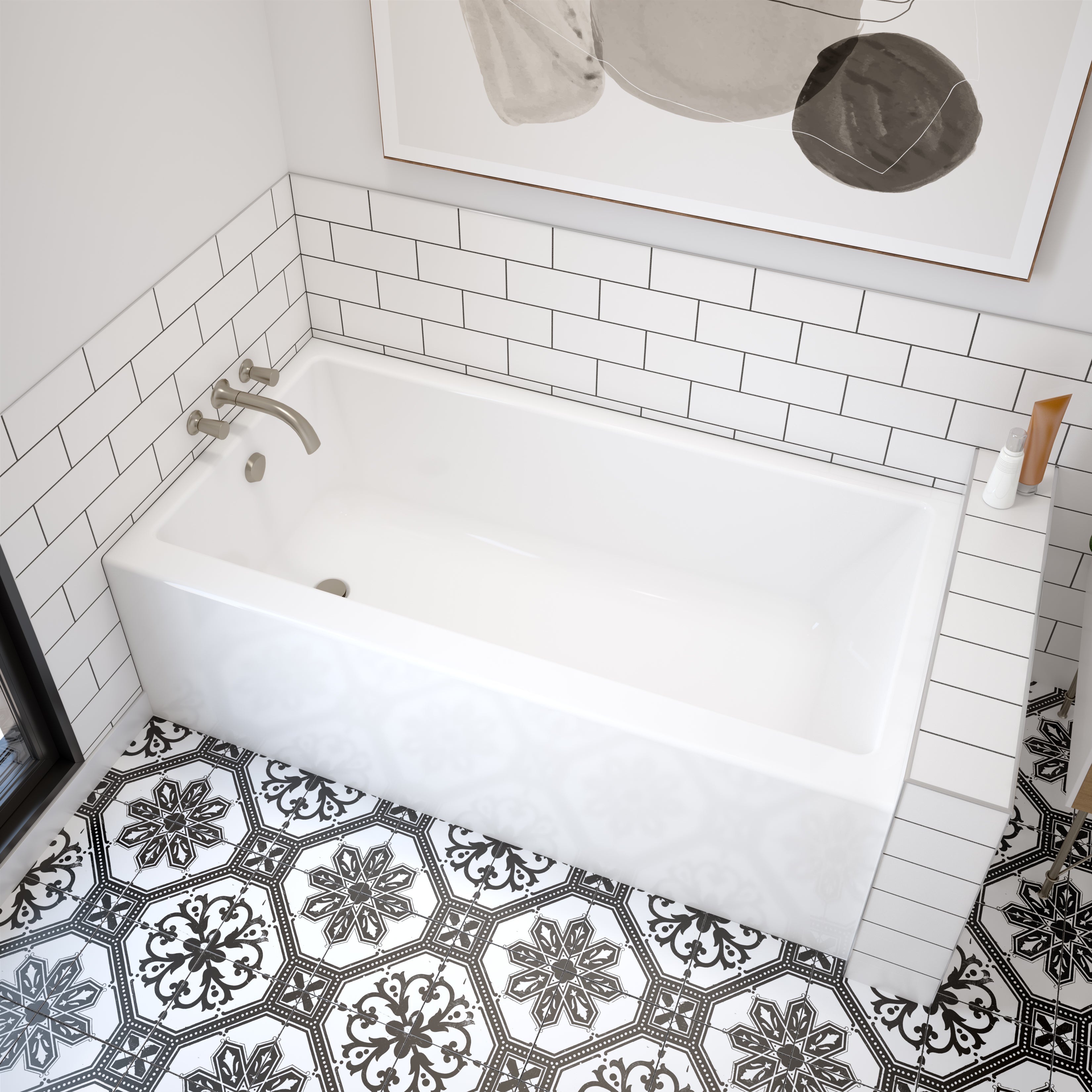 Maax Rubix 6032 Acrylic Alcove Bathtub