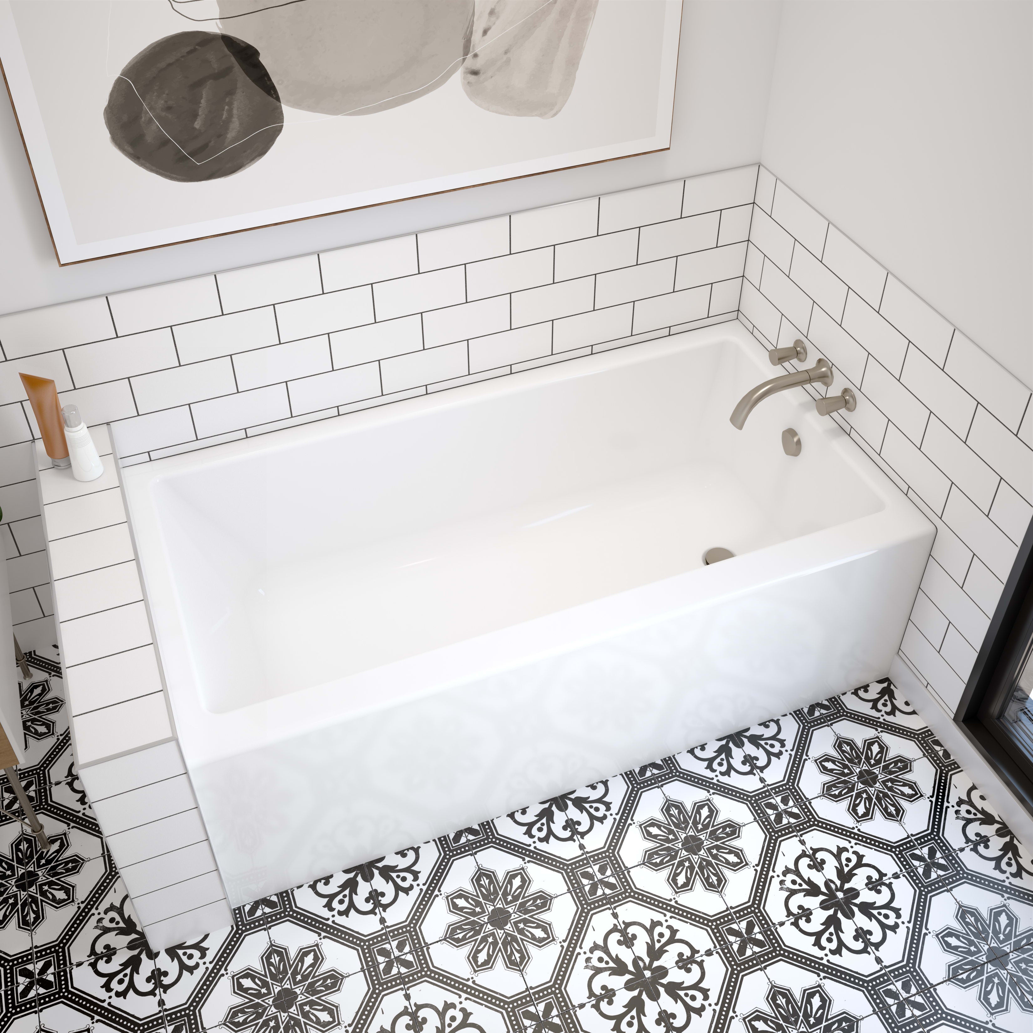 Maax Rubix 6030 Acrylic Alcove Bathtub