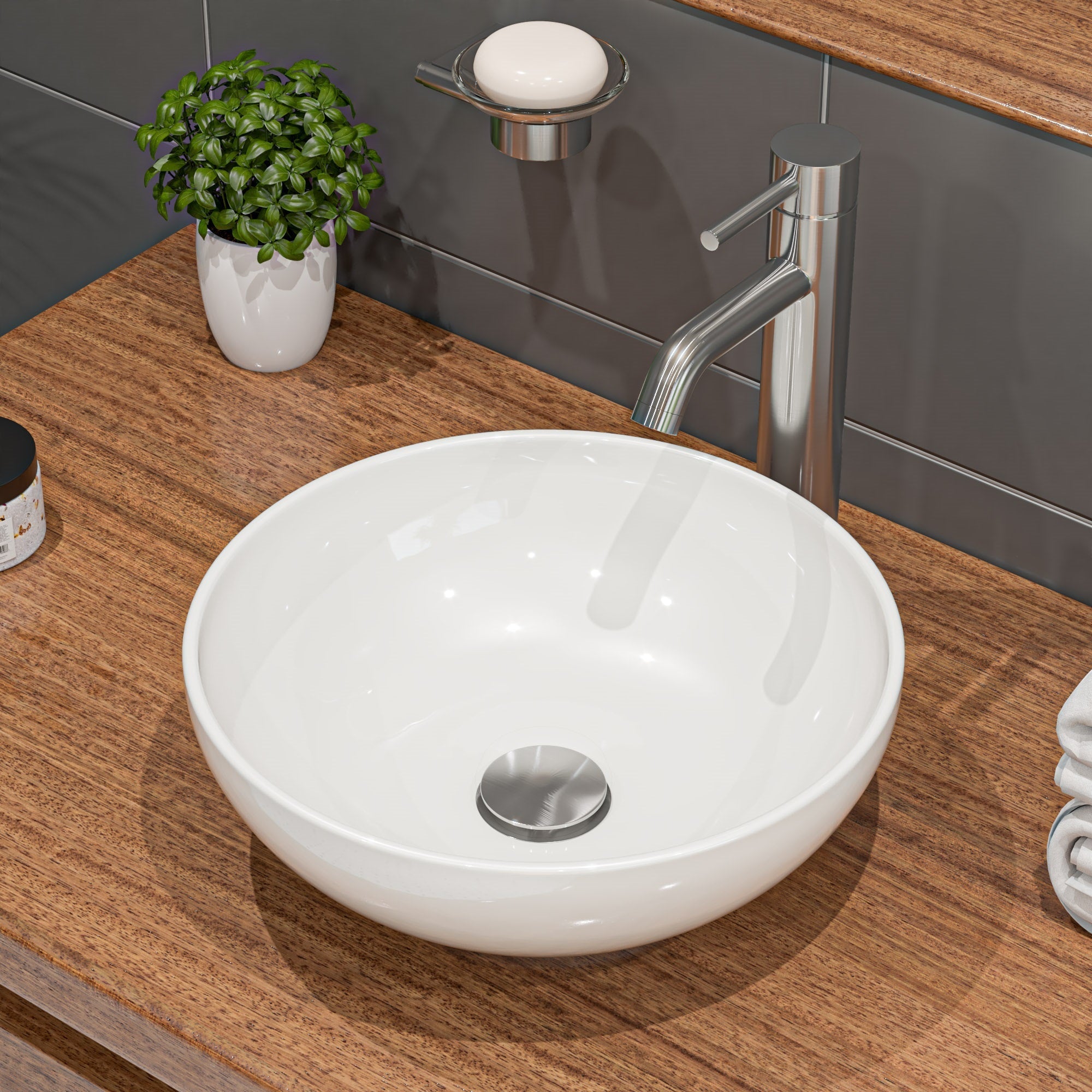 ALFI brand Tall Single-Hole Vessel Bathroom Faucet