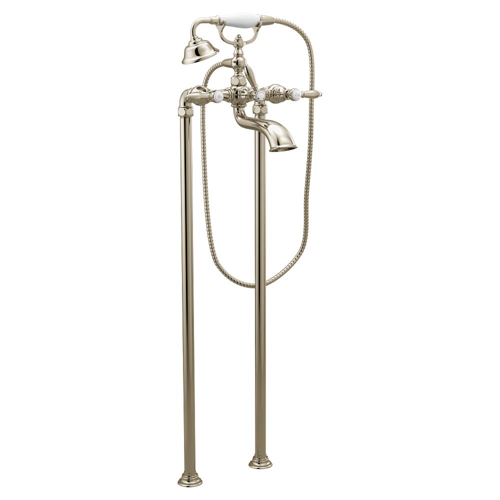 Weymouth Two-Handle Tub Filler including Handheld Shower