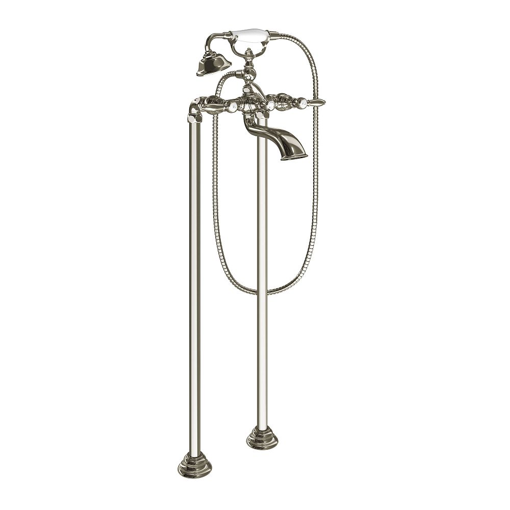 Weymouth Two-Handle Tub Filler including Handheld Shower
