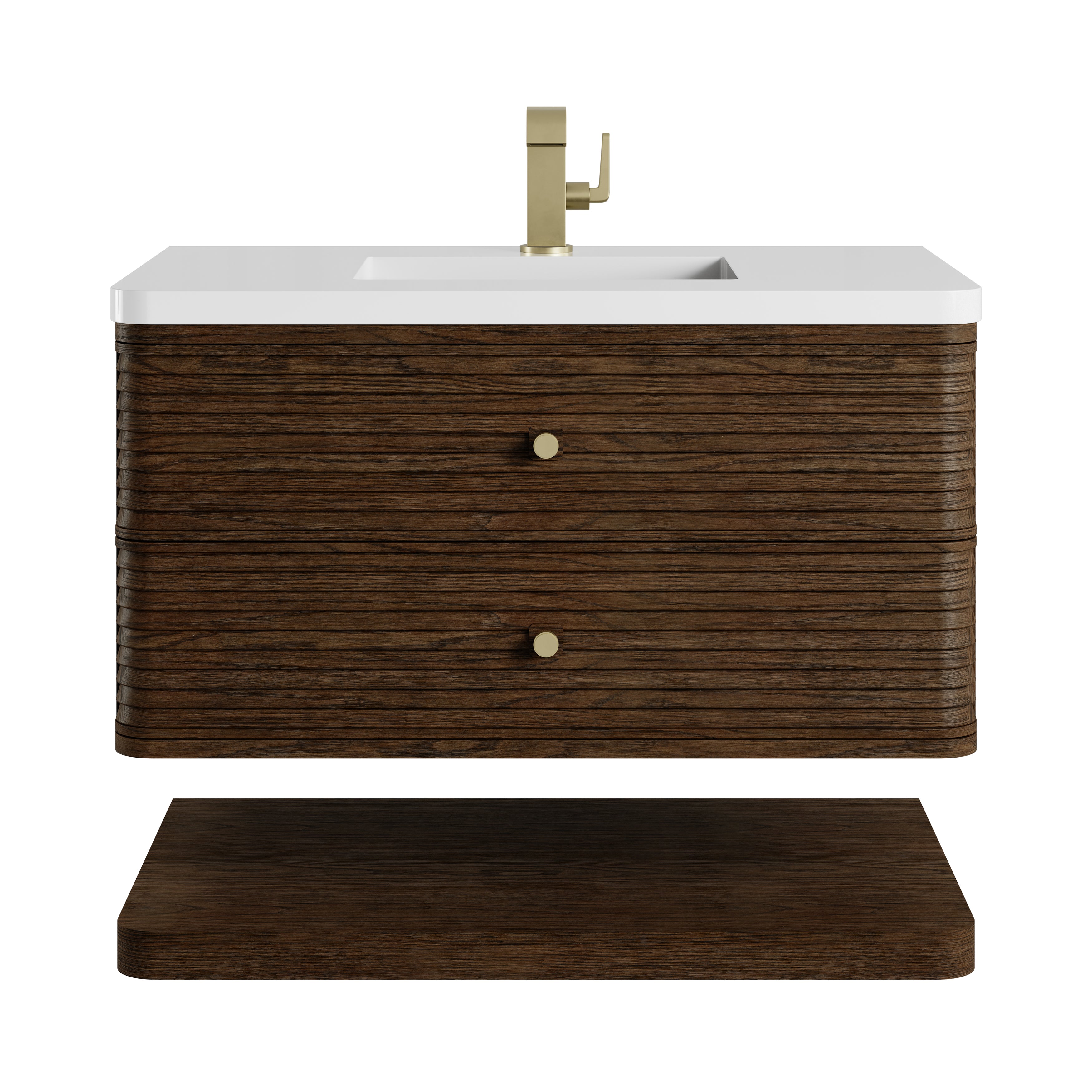 James Martin Allamari 36" Single Vanity in Sable with 3cm Countertop