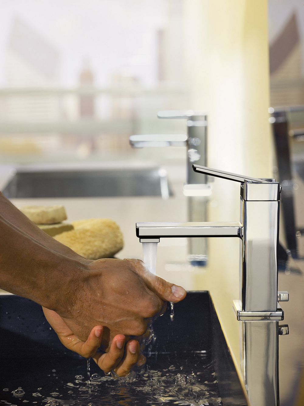 90 Degree One-handle Bathroom Sink Faucet