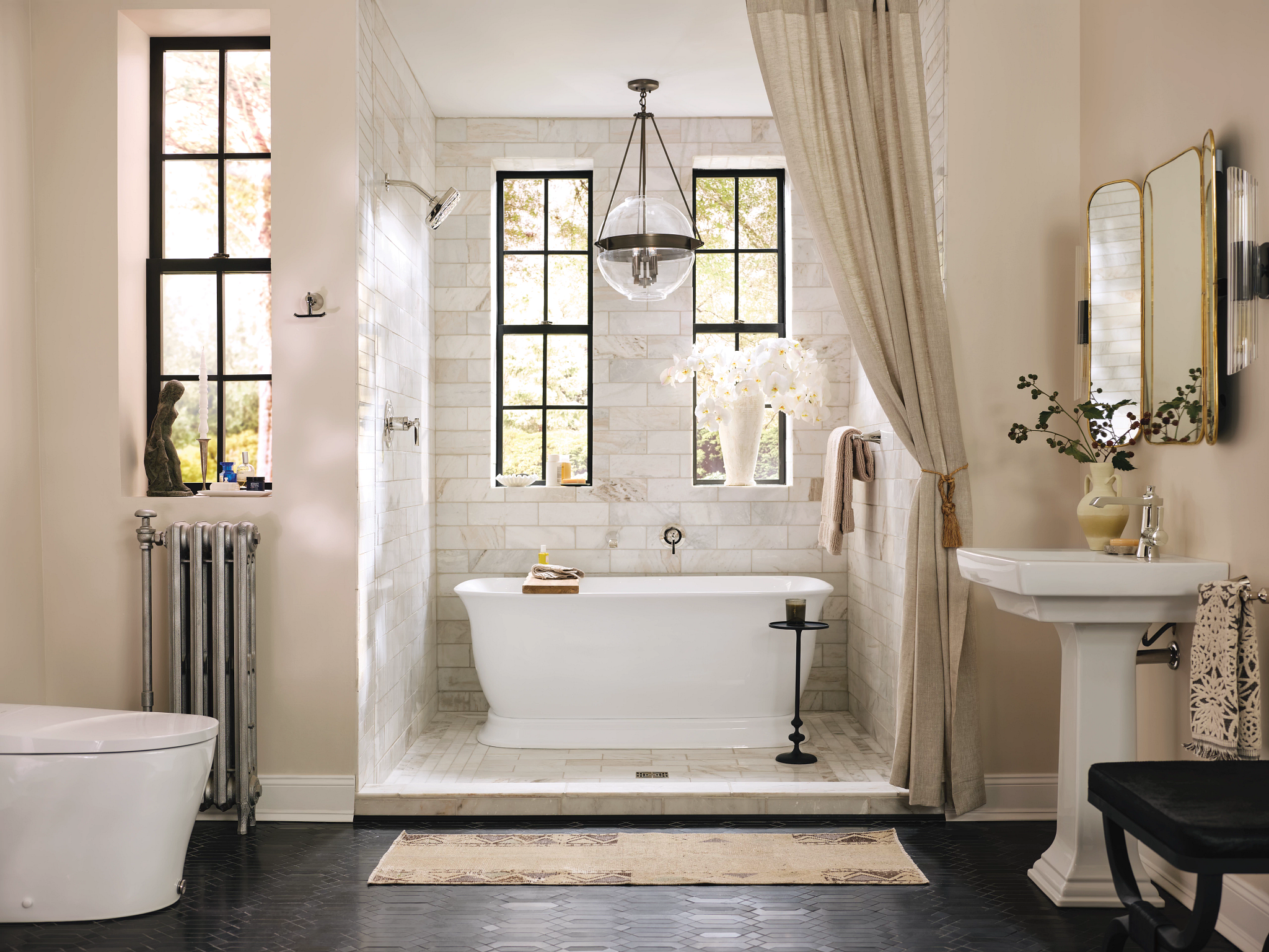 Moen WTS921 Flara Wall Mount Tub Filler Trim