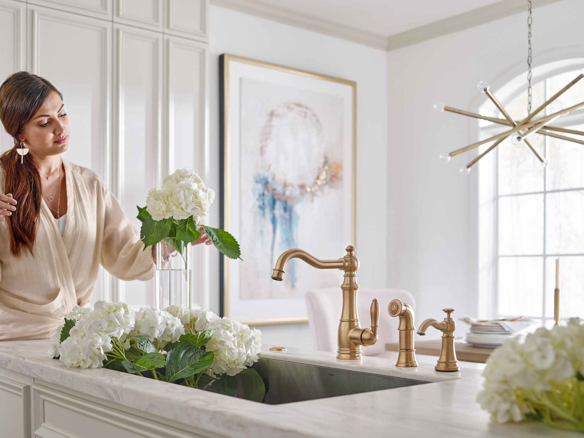 Moen S5510 Sip Traditional Chrome One-Handle High Arc Beverage Faucet