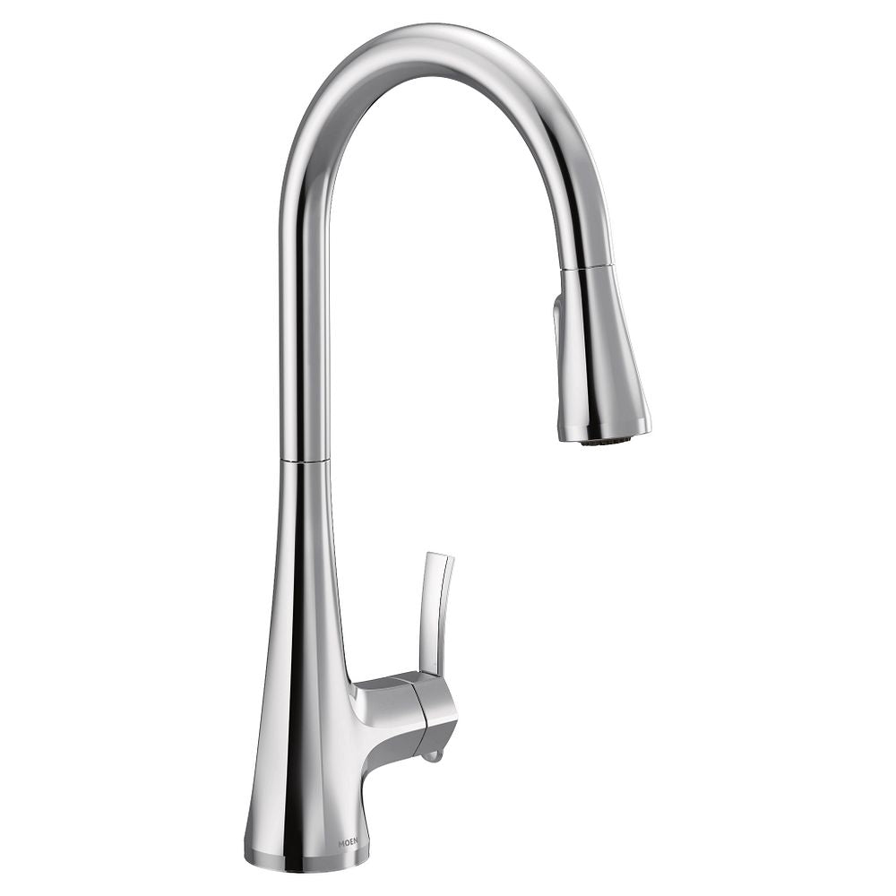 Sinema One-Handle High Arc Pulldown Kitchen Faucet