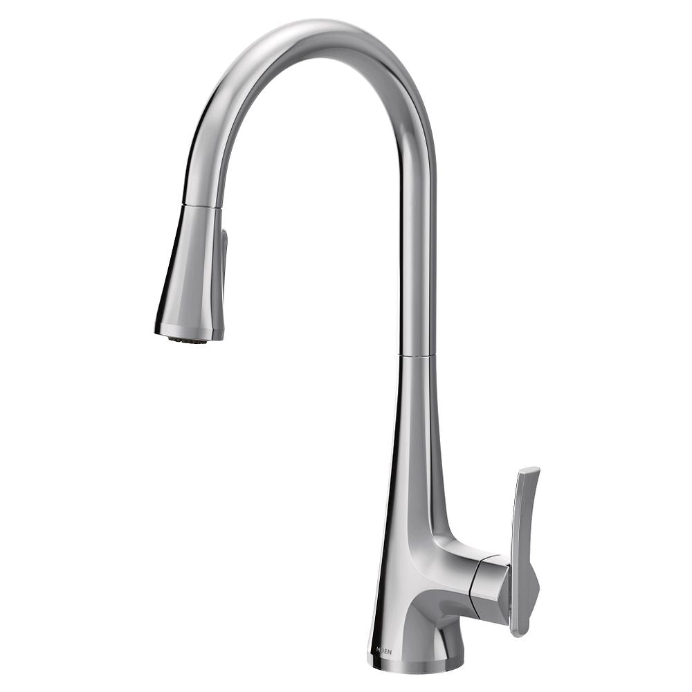 Sinema One-Handle High Arc Pulldown Kitchen Faucet
