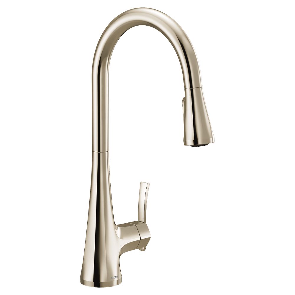 Sinema One-Handle High Arc Pulldown Kitchen Faucet