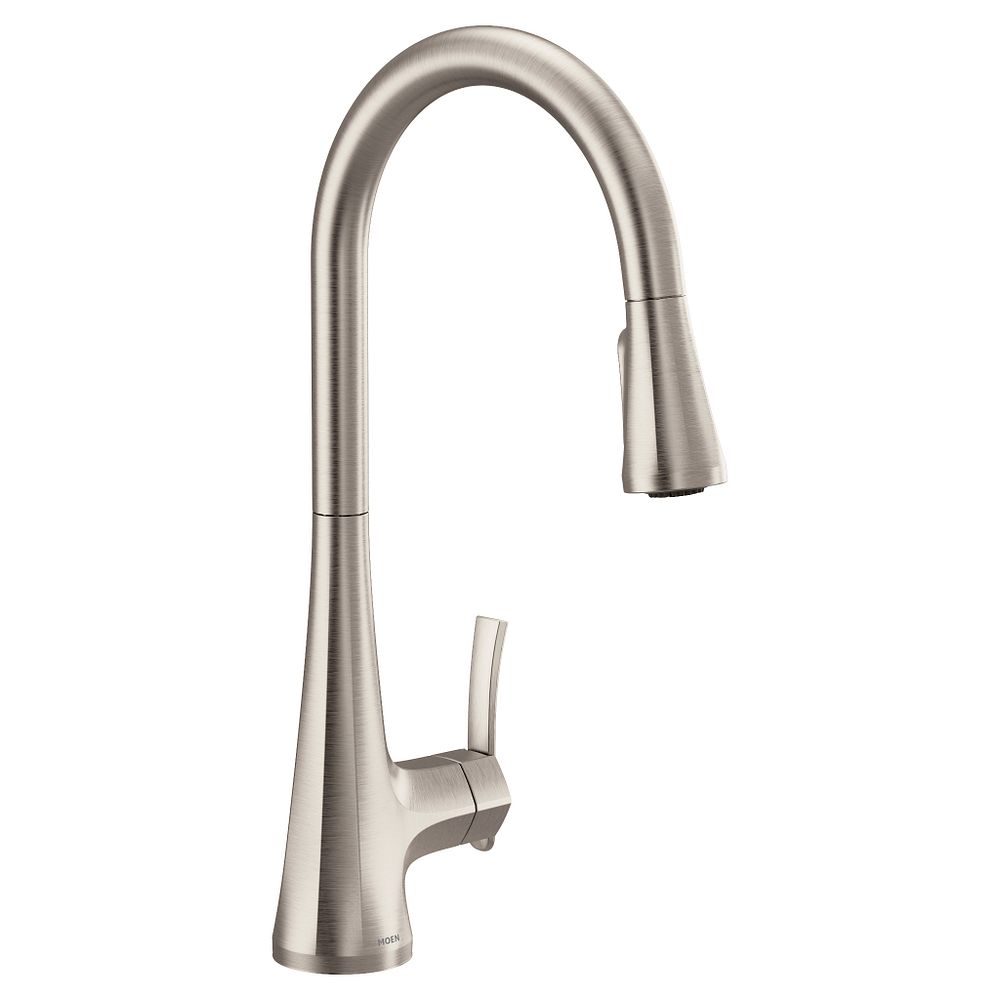 Sinema One-Handle High Arc Pulldown Kitchen Faucet