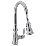 Moen S73094 Weymouth Pulldown Kitchen Faucet with Magnetix Docking