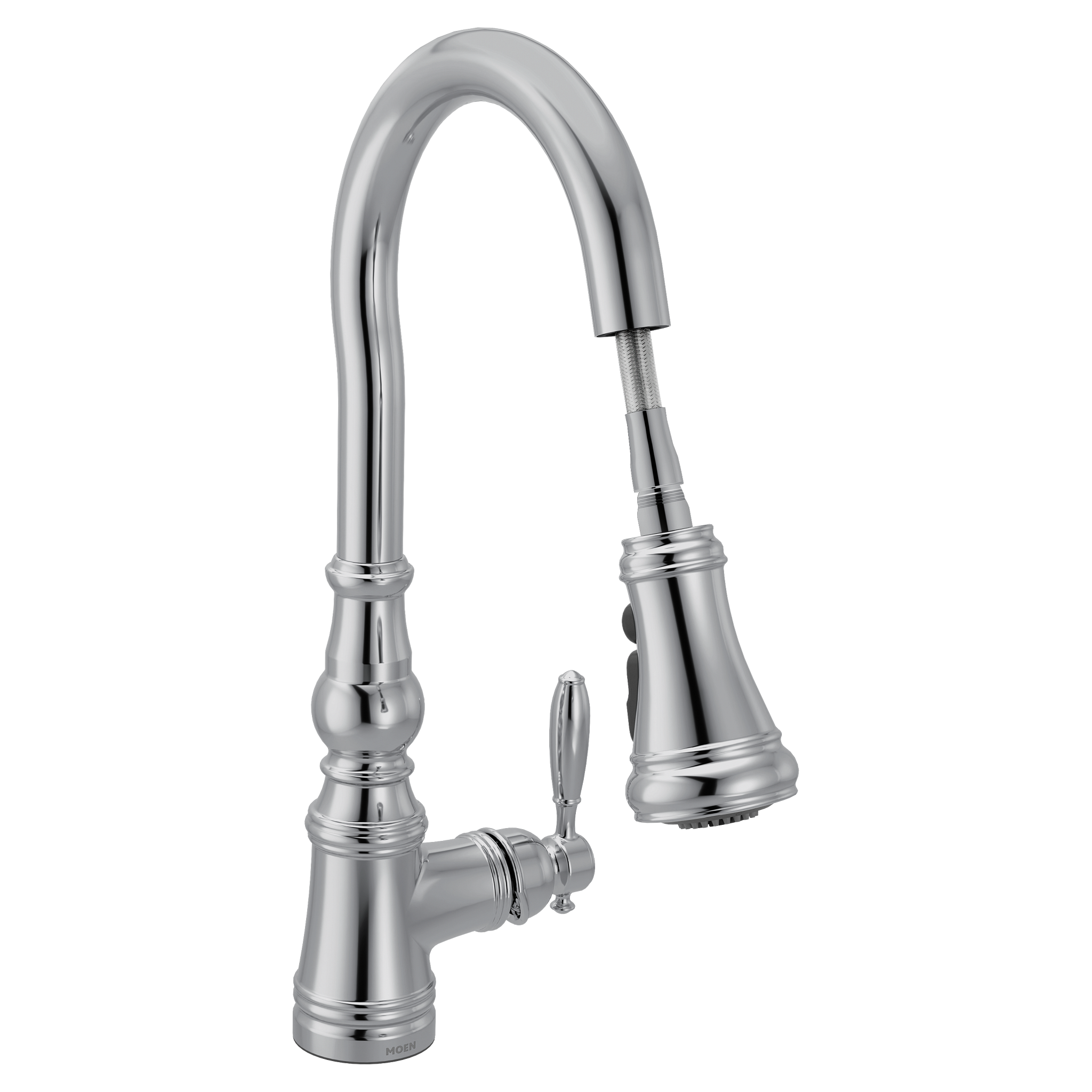 Moen S73094 Weymouth Pulldown Kitchen Faucet with Magnetix Docking