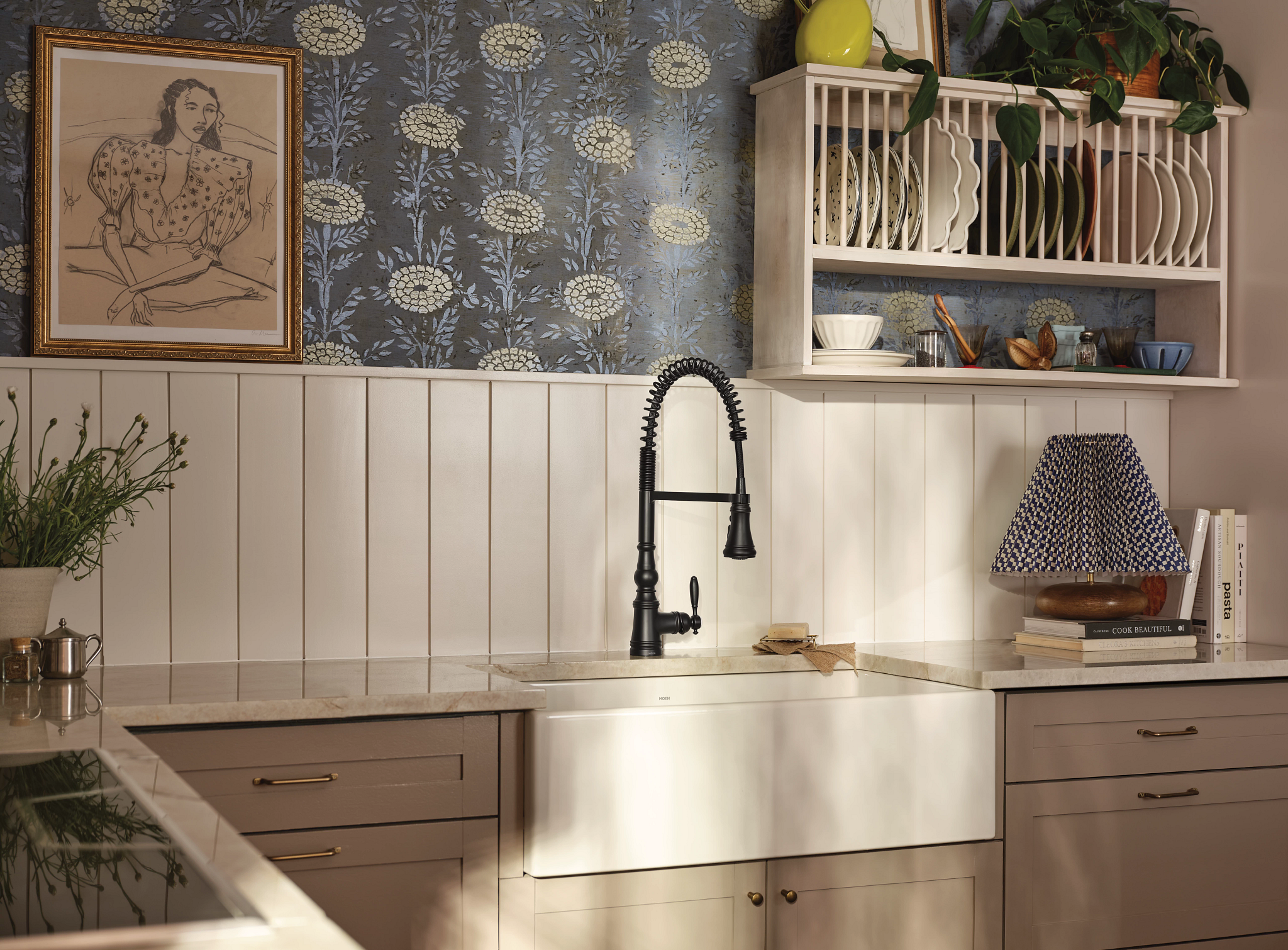 Moen FC301810 Host 30" Fireclay Undermount Apron Front Single Bowl Sink
